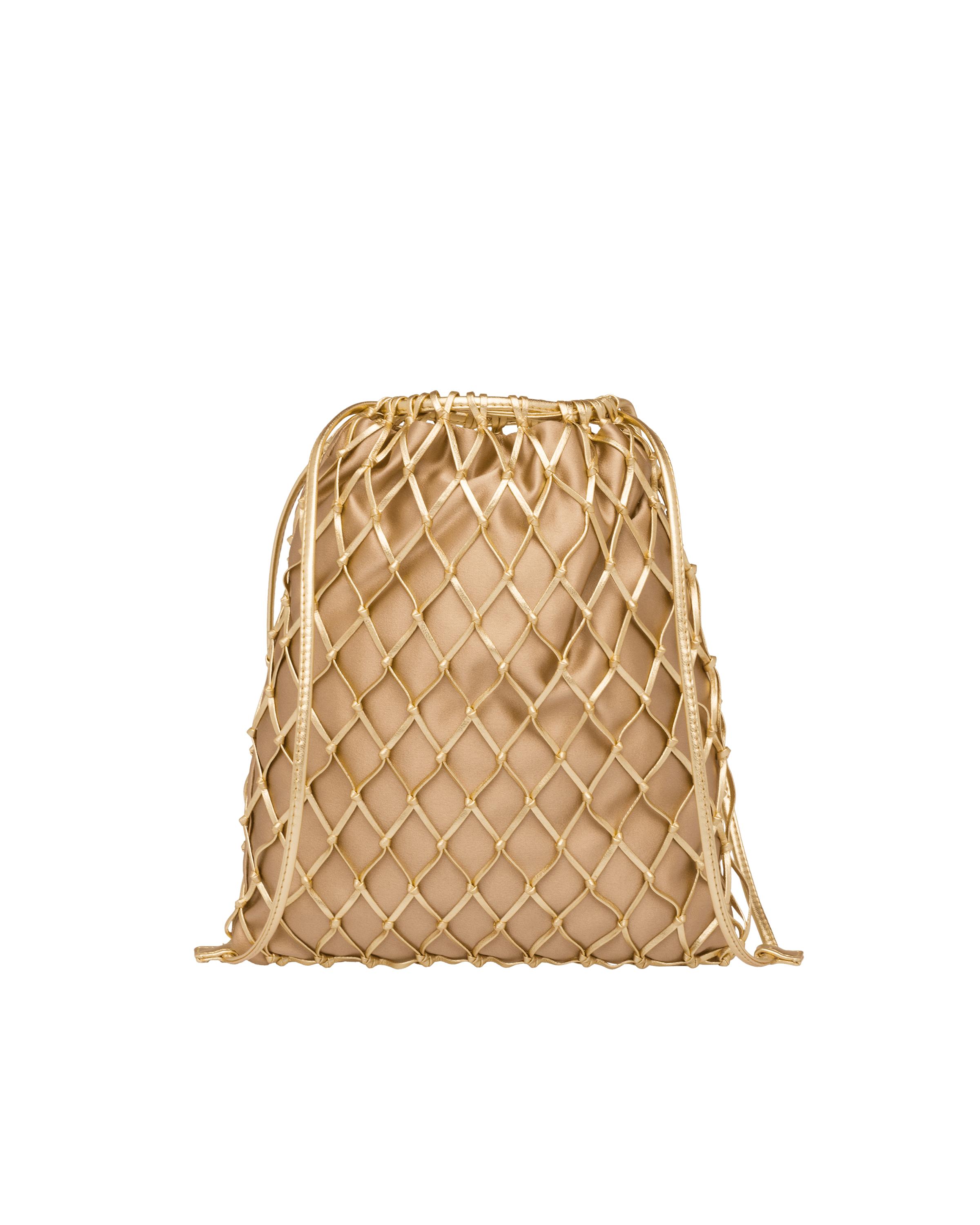 prada mesh bucket bag