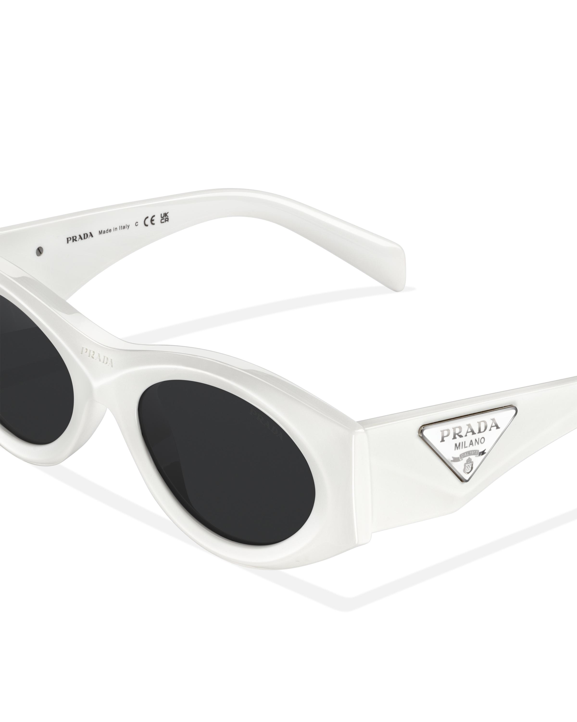 Prada Symbole Sunglasses in White | Lyst UK