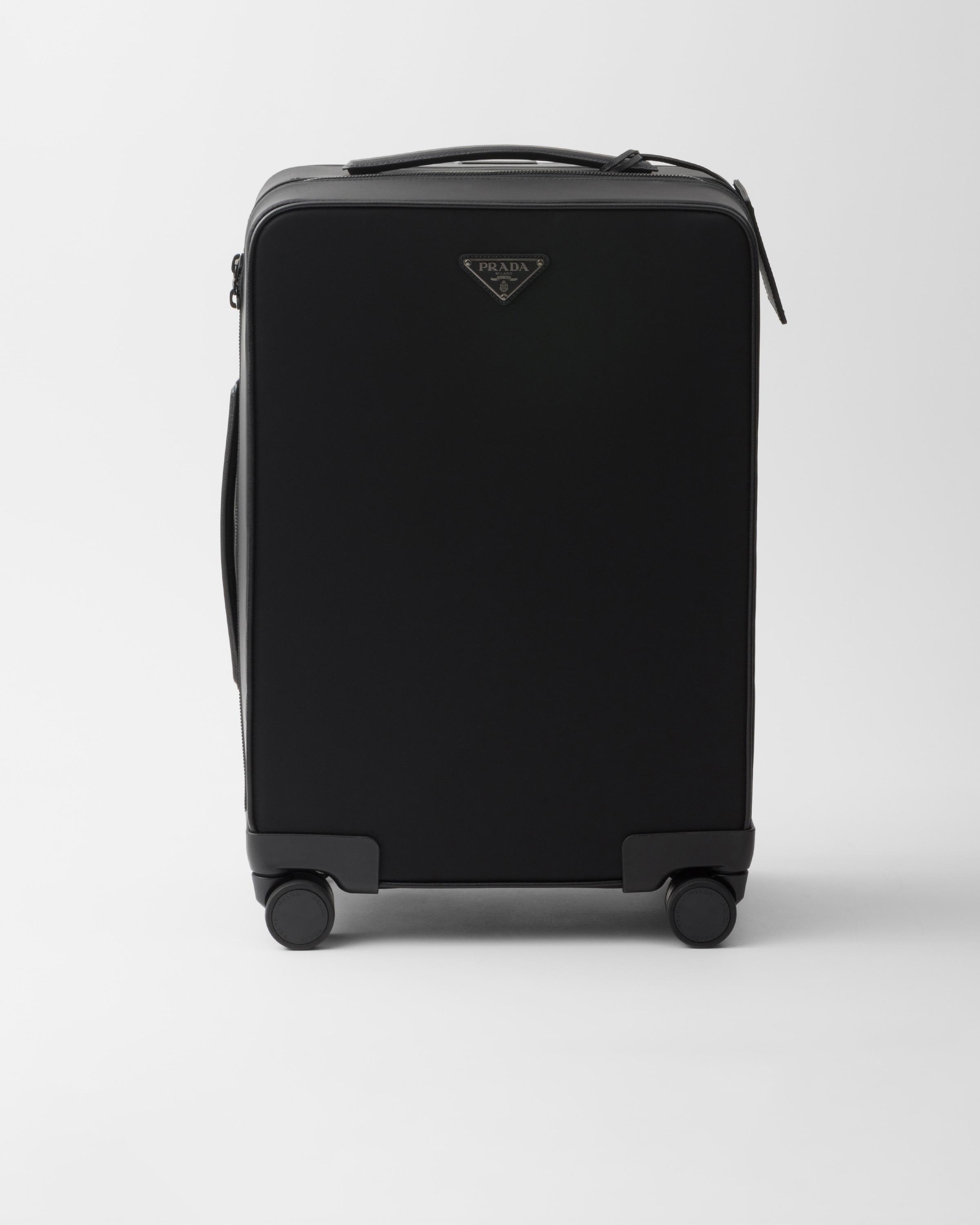 margie　プラダスーツケース prada-Black-Re-Nylon-And-