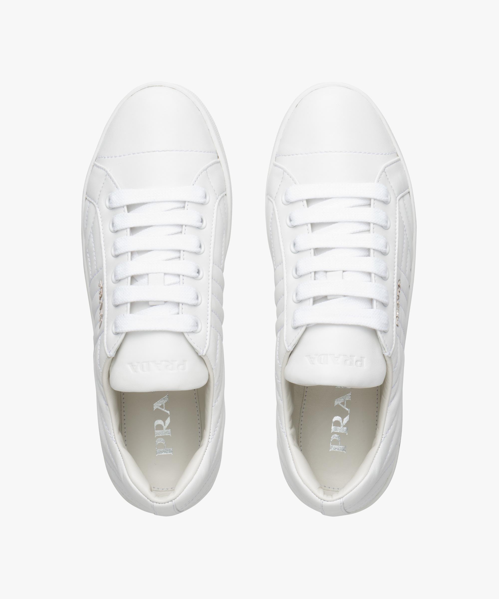 prada nappa leather sneakers
