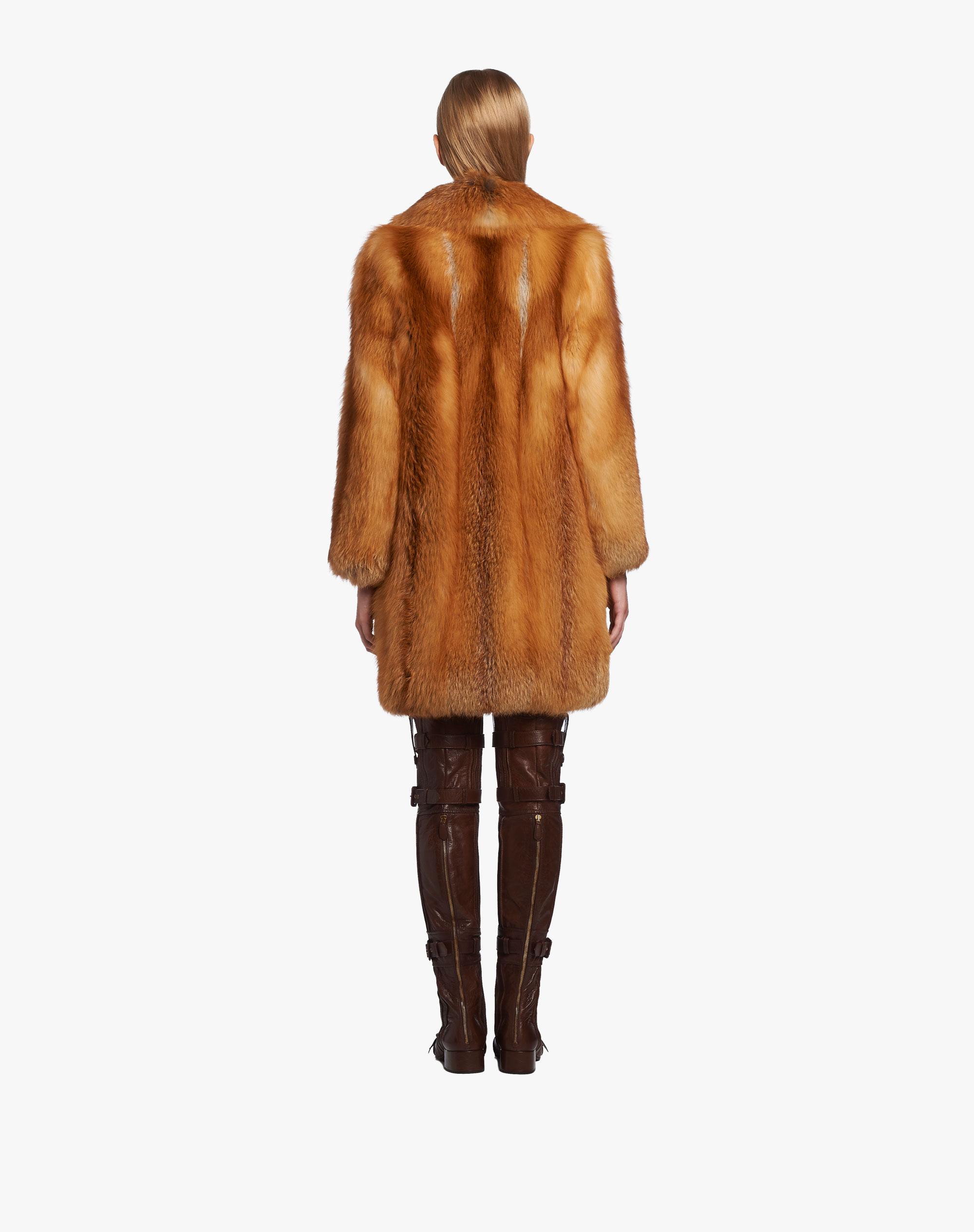 prada fox fur jacket