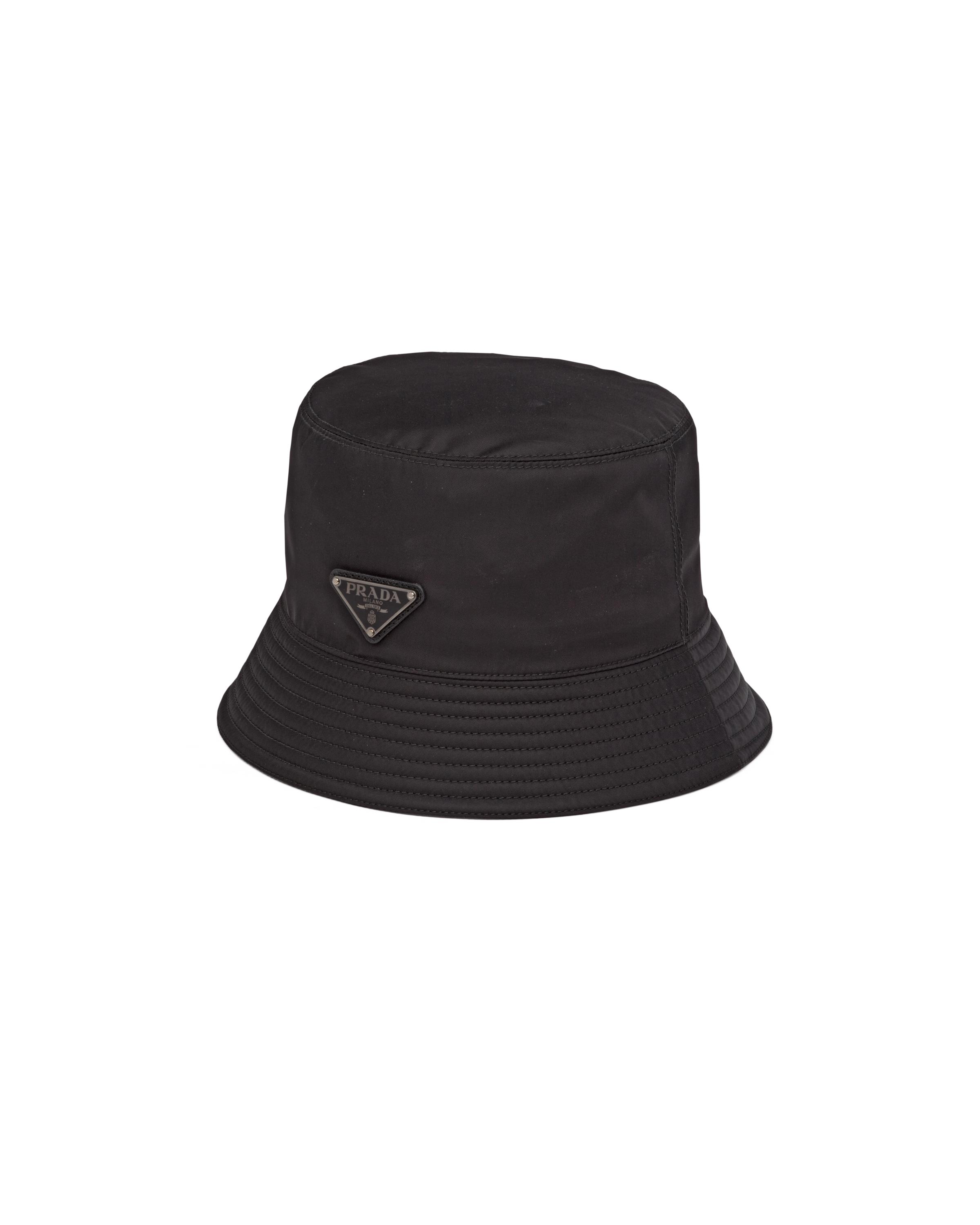 Prada Synthetic Re-nylon Bucket Hat in Black - Lyst