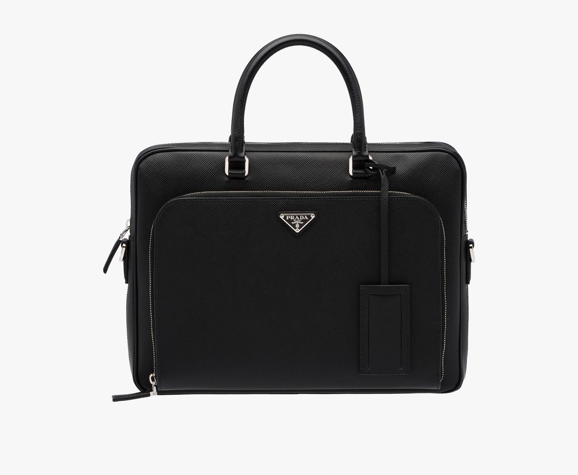 Prada Briefcase in Black for Men Lyst