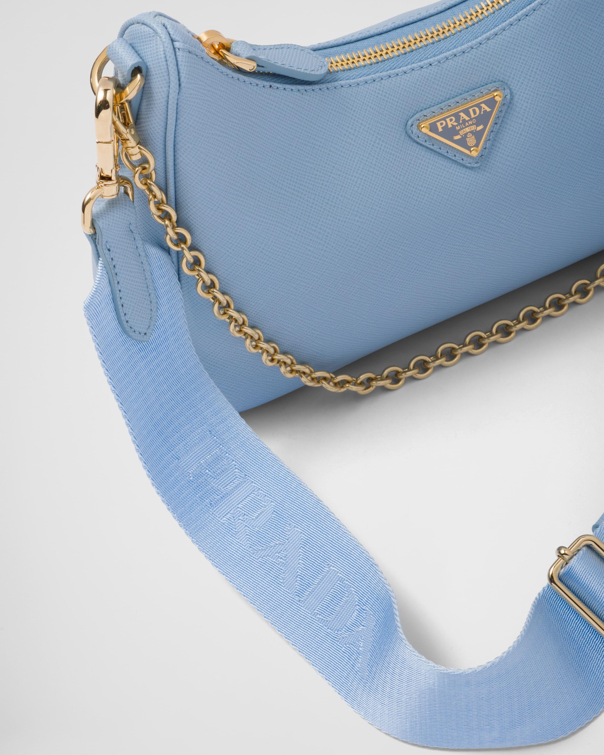 Re-edition 2005 handbag Prada Blue in Synthetic - 31852454