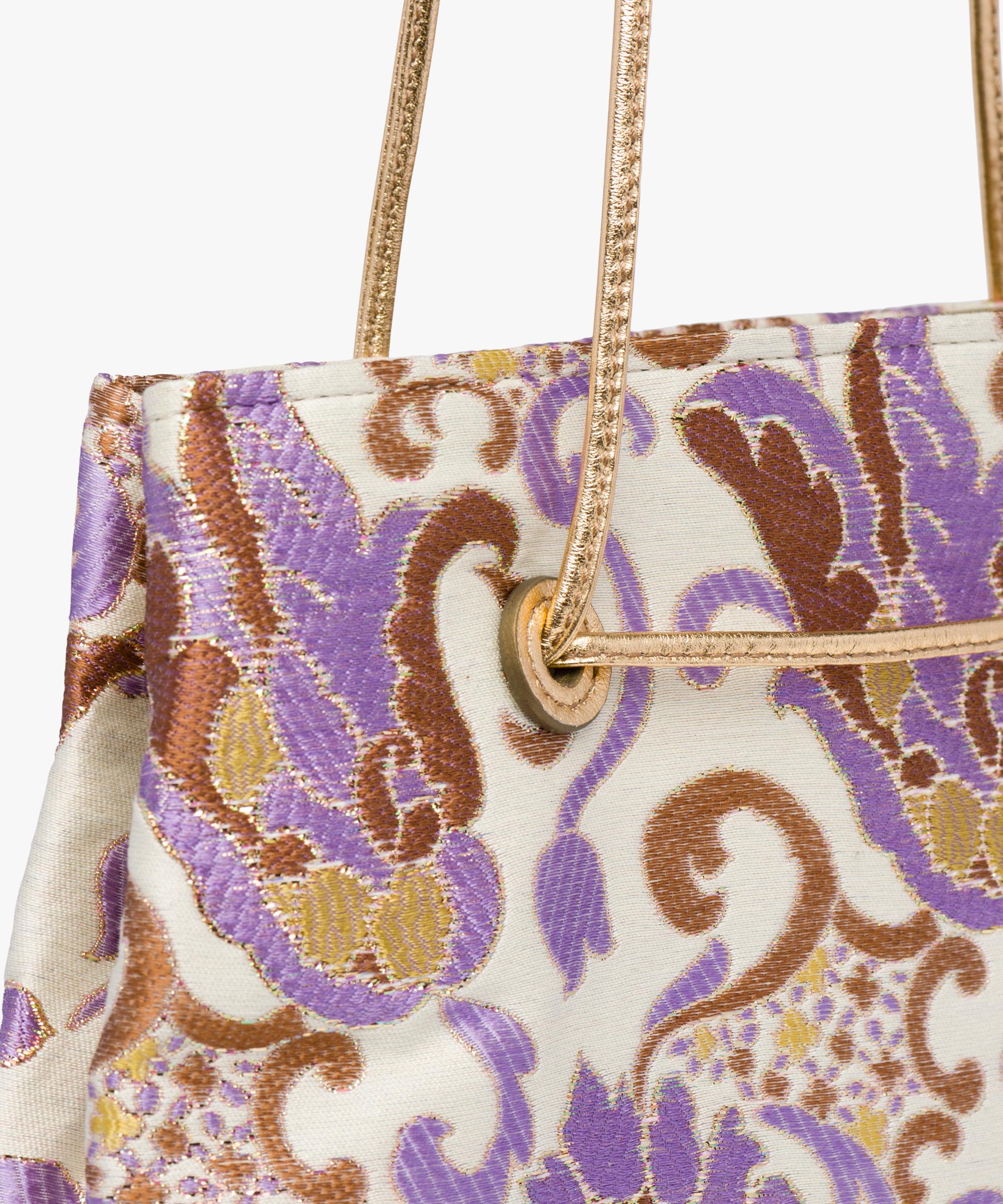 prada brocade shoulder bag