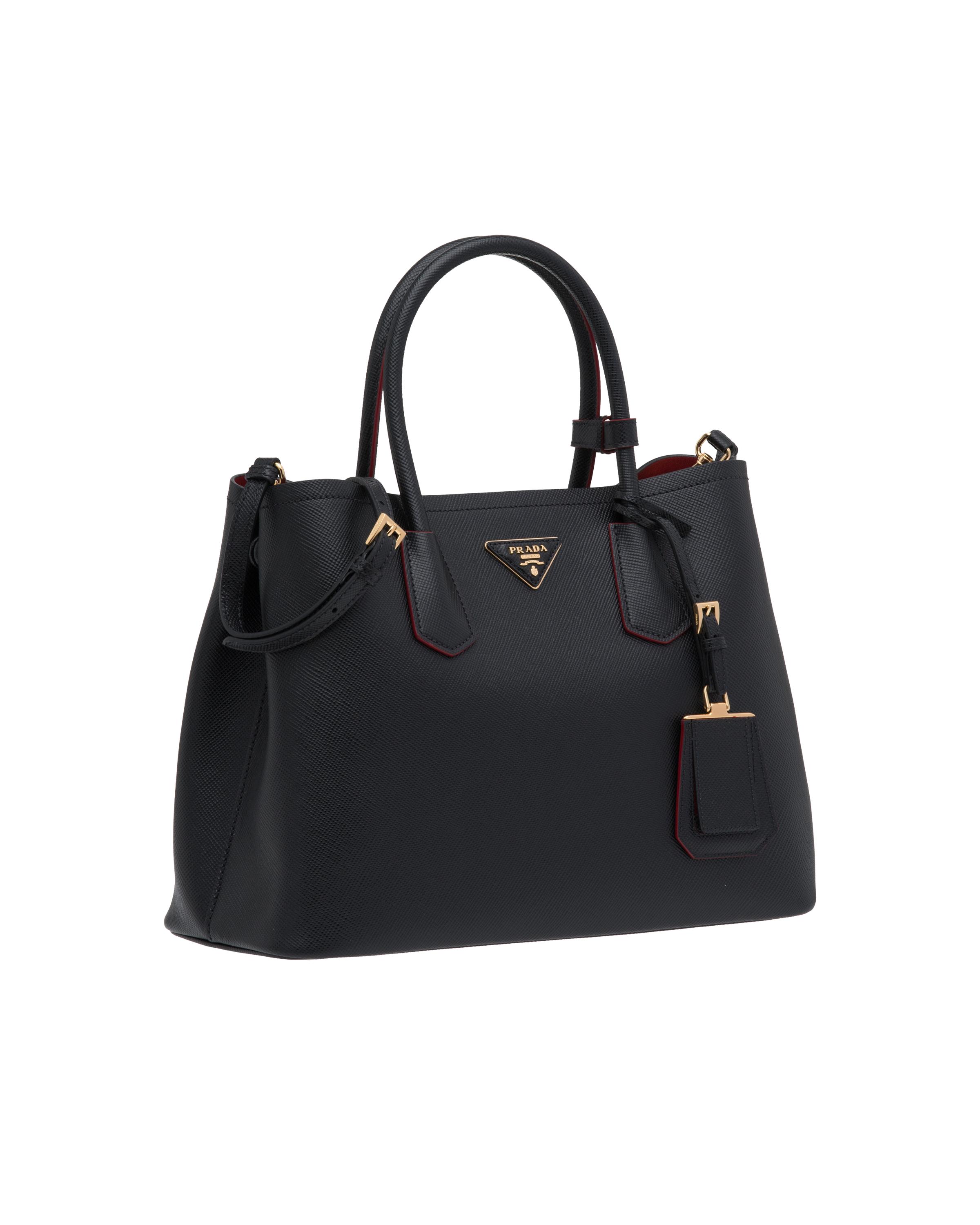 prada saffiano double bag