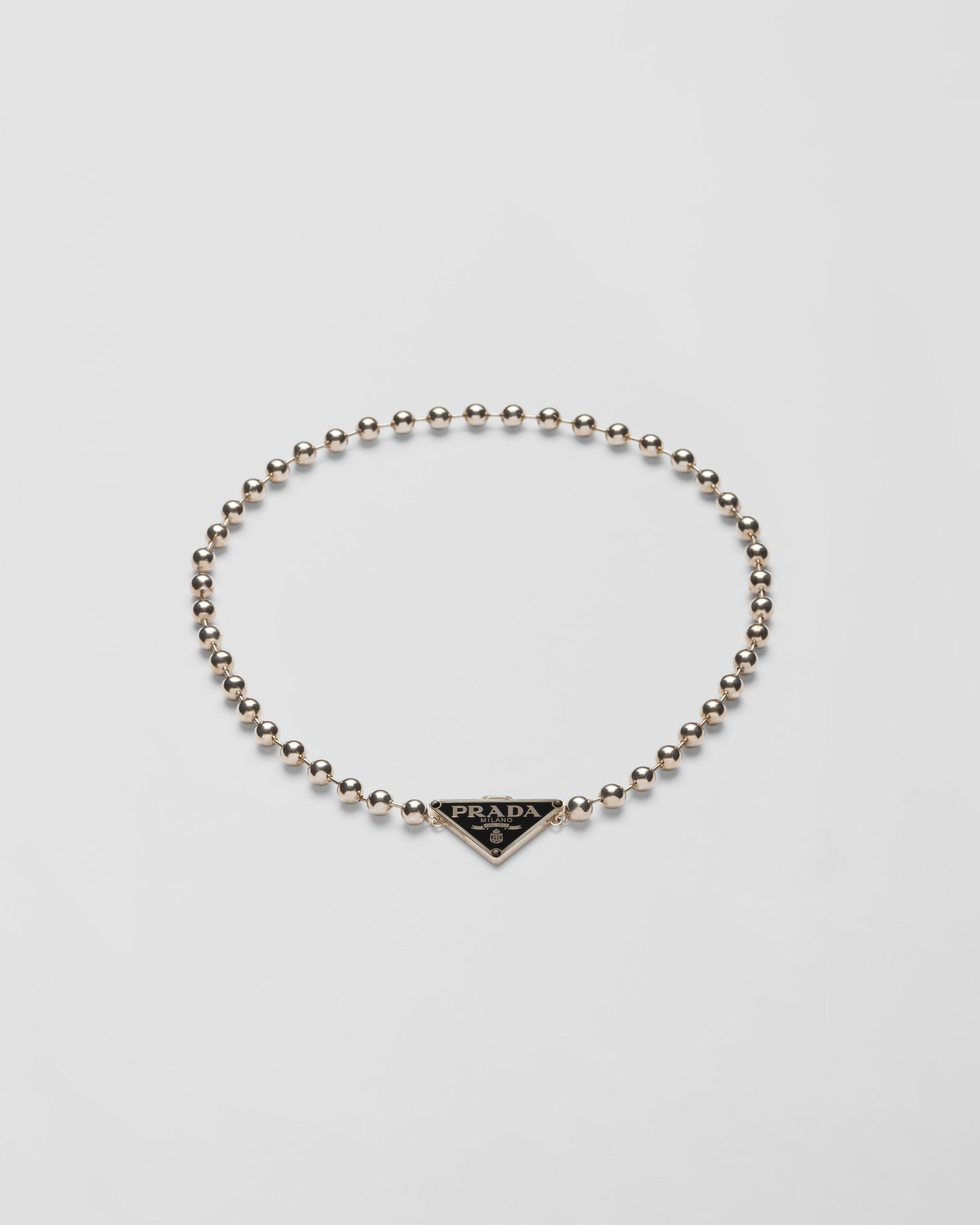 Collana Ball Smalto Jewels da Uomo di Prada in Metallizzato Lyst