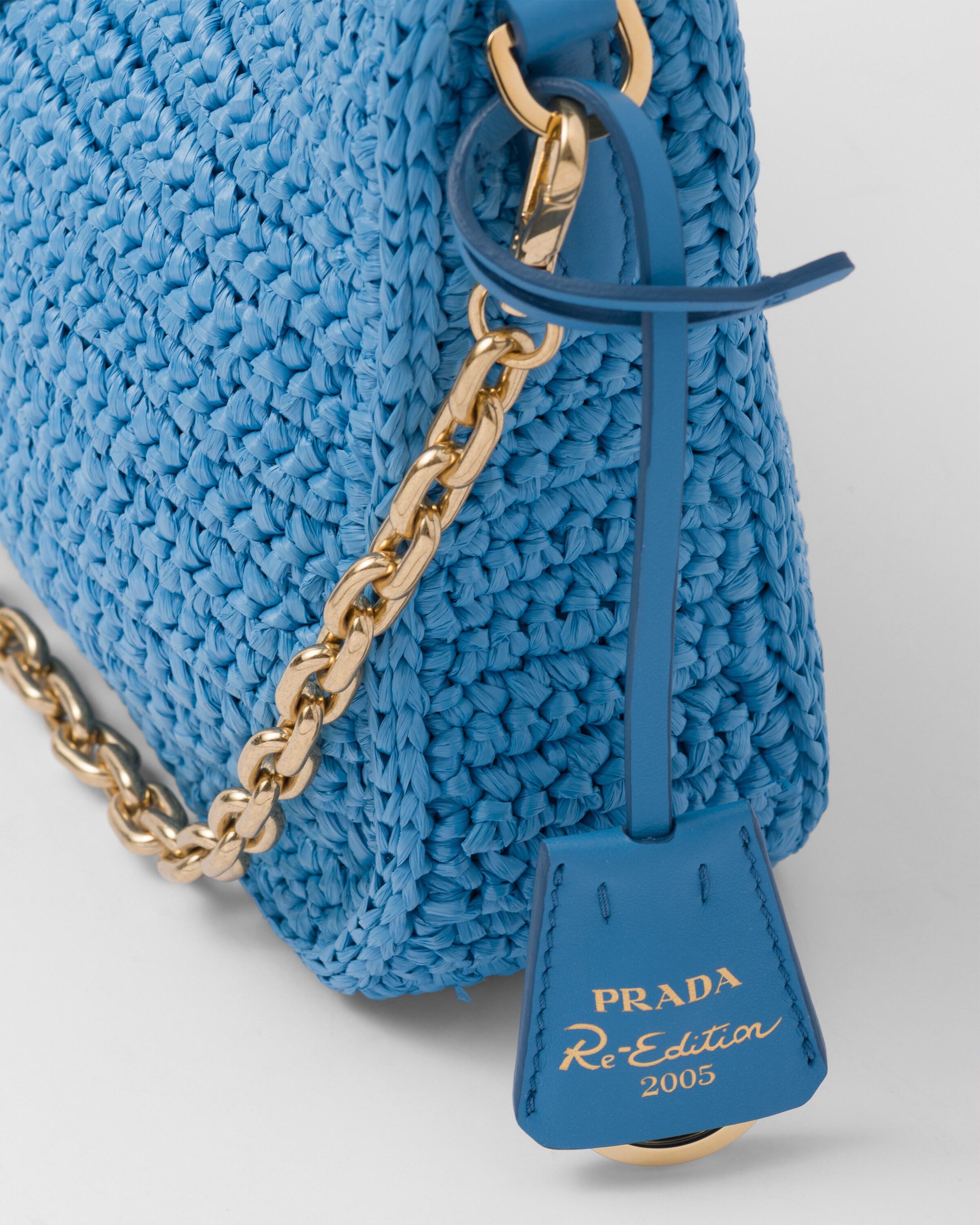 Natural Prada Re-edition 2005 Crochet Bag