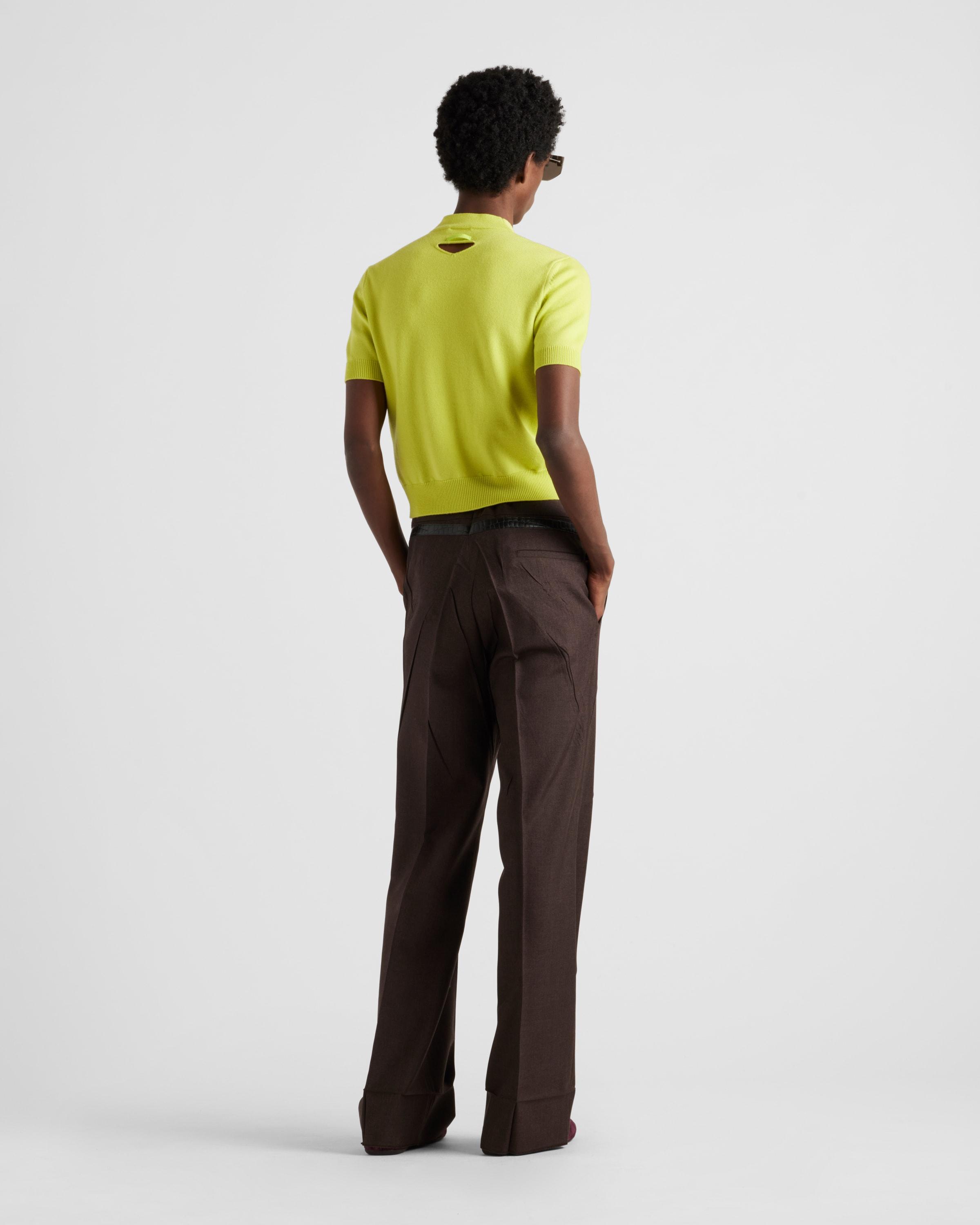 【関税込み】PRADA straight-leg trousers in mohair and silk 関税込み】PRADA straight-leg trousers in mohair and silk