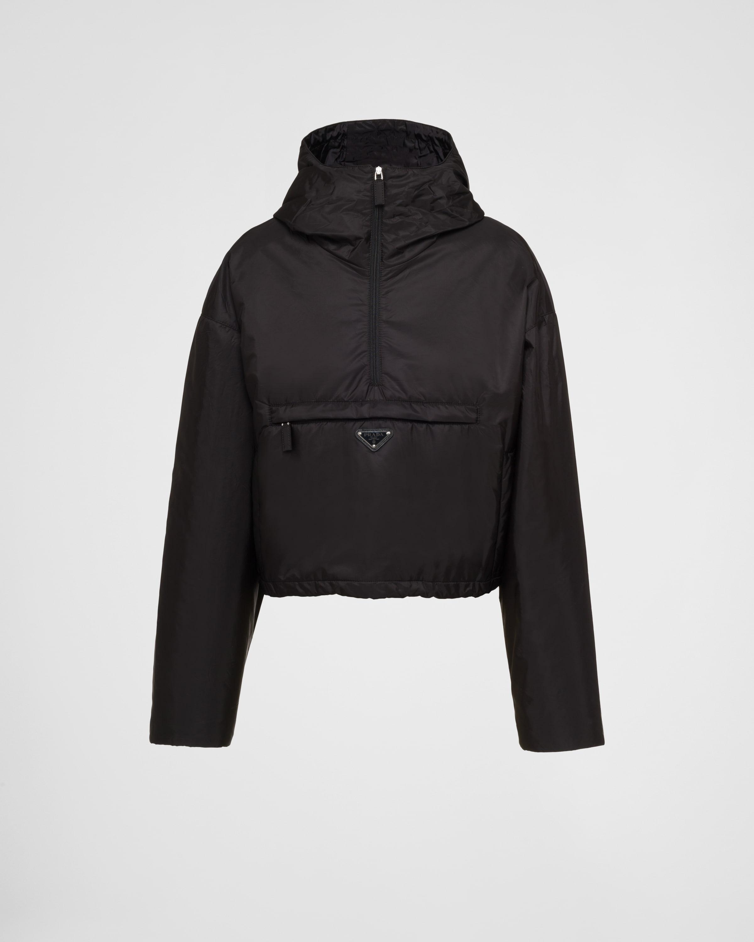 Prada Re-nylon Blouson Jacket in Black | Lyst