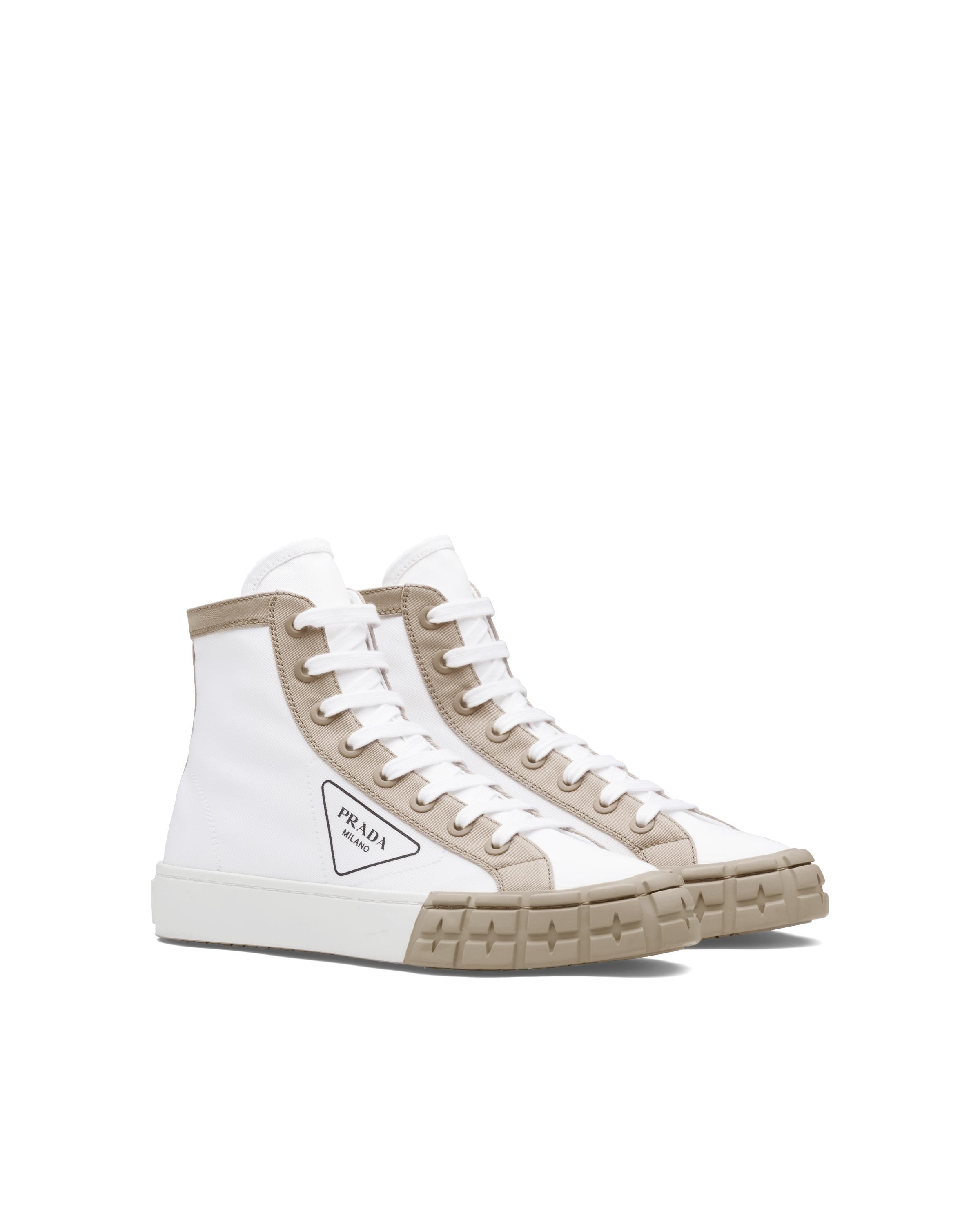 prada gabardine fabric sneakers