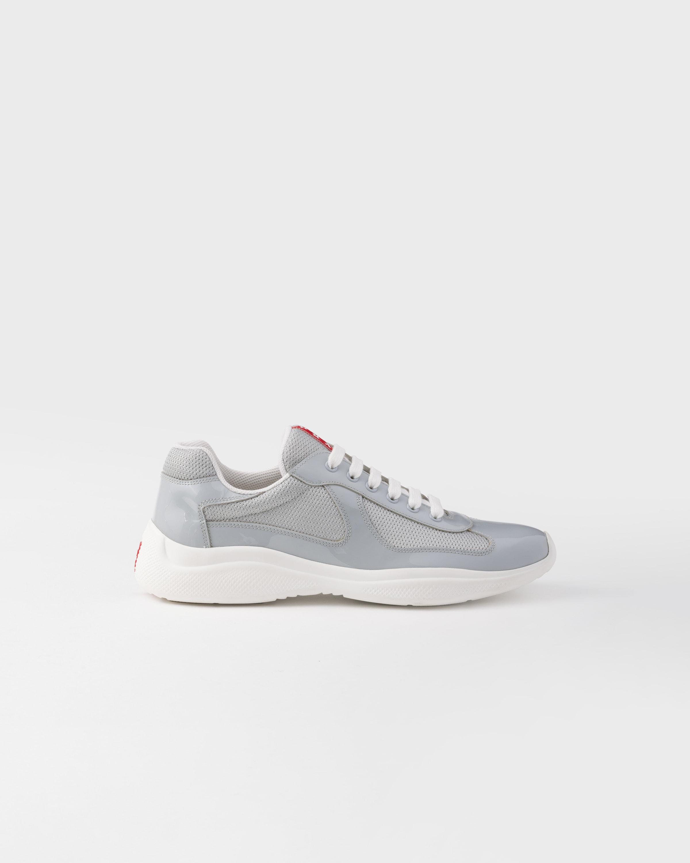 Prada America S Cup Logo Patch Sneakers in White for Men Lyst UK