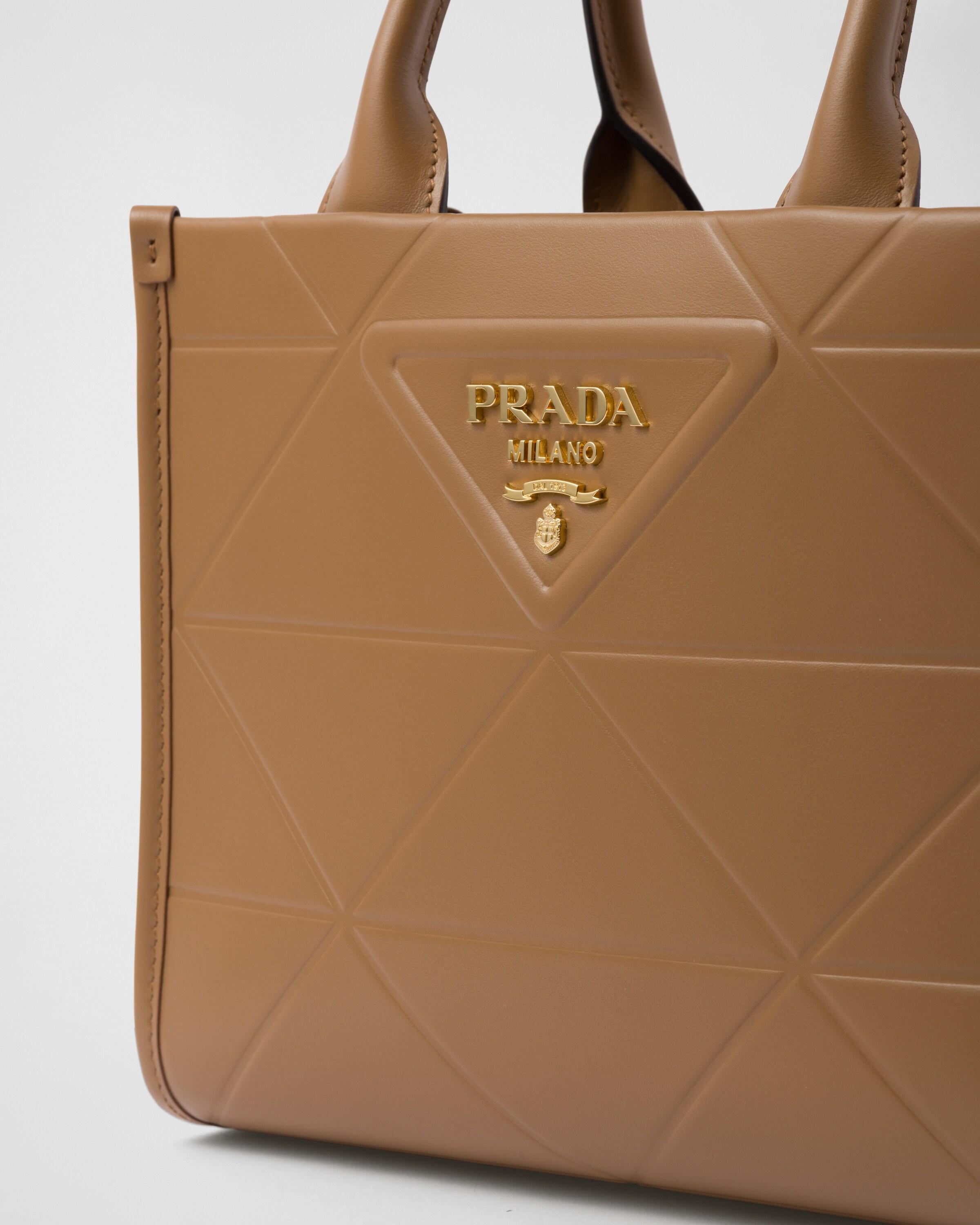 トートバッグ PRADA | Small Prada Symbole leather bag with stitching Prada Small Leather Symbole Bag with Topstitching | Saks