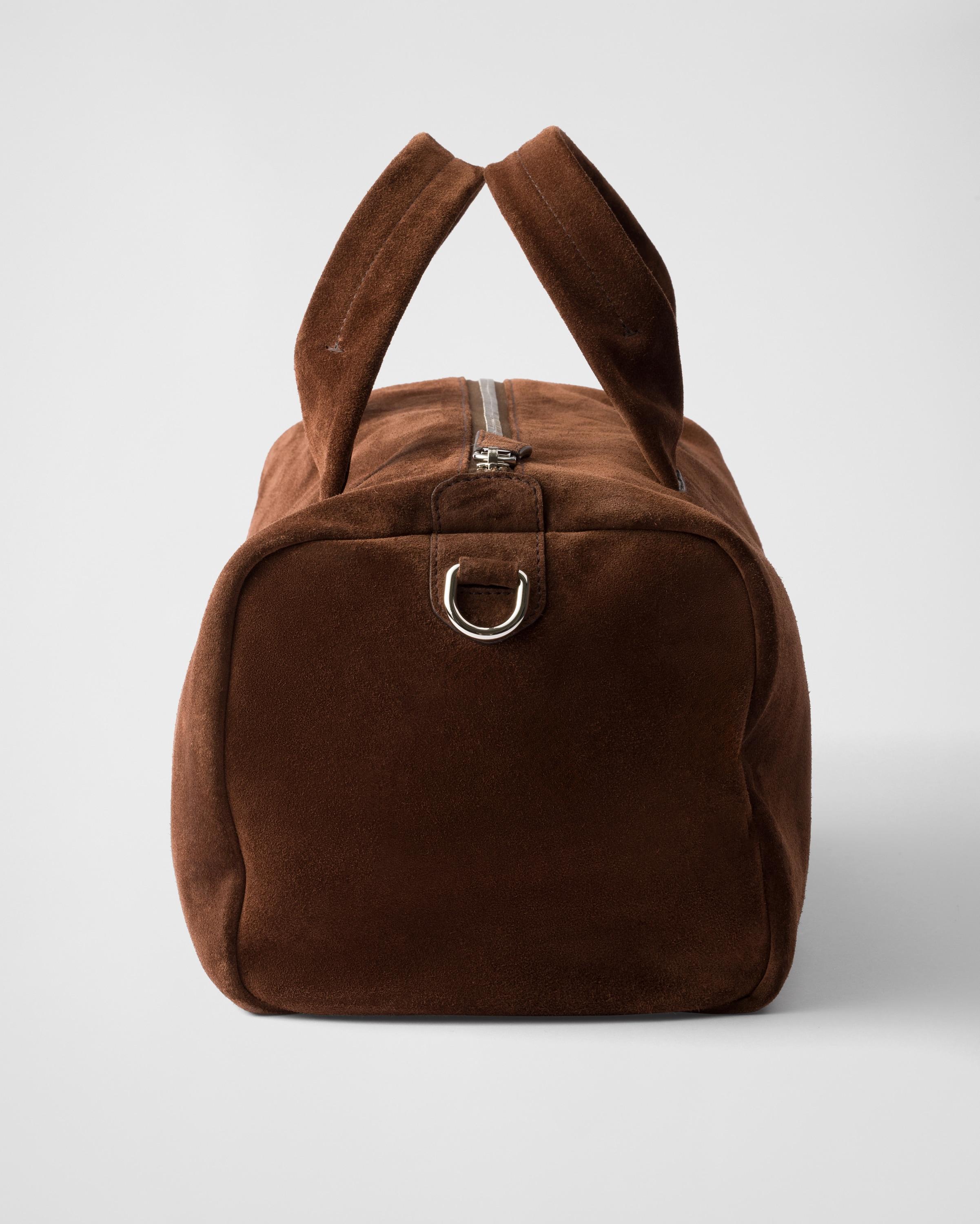 【日本入手困難】プラダ Small suede duffle bag バッグ・カバン 日本入手困難】プラダ Small suede duffle bag バッグ・カバン