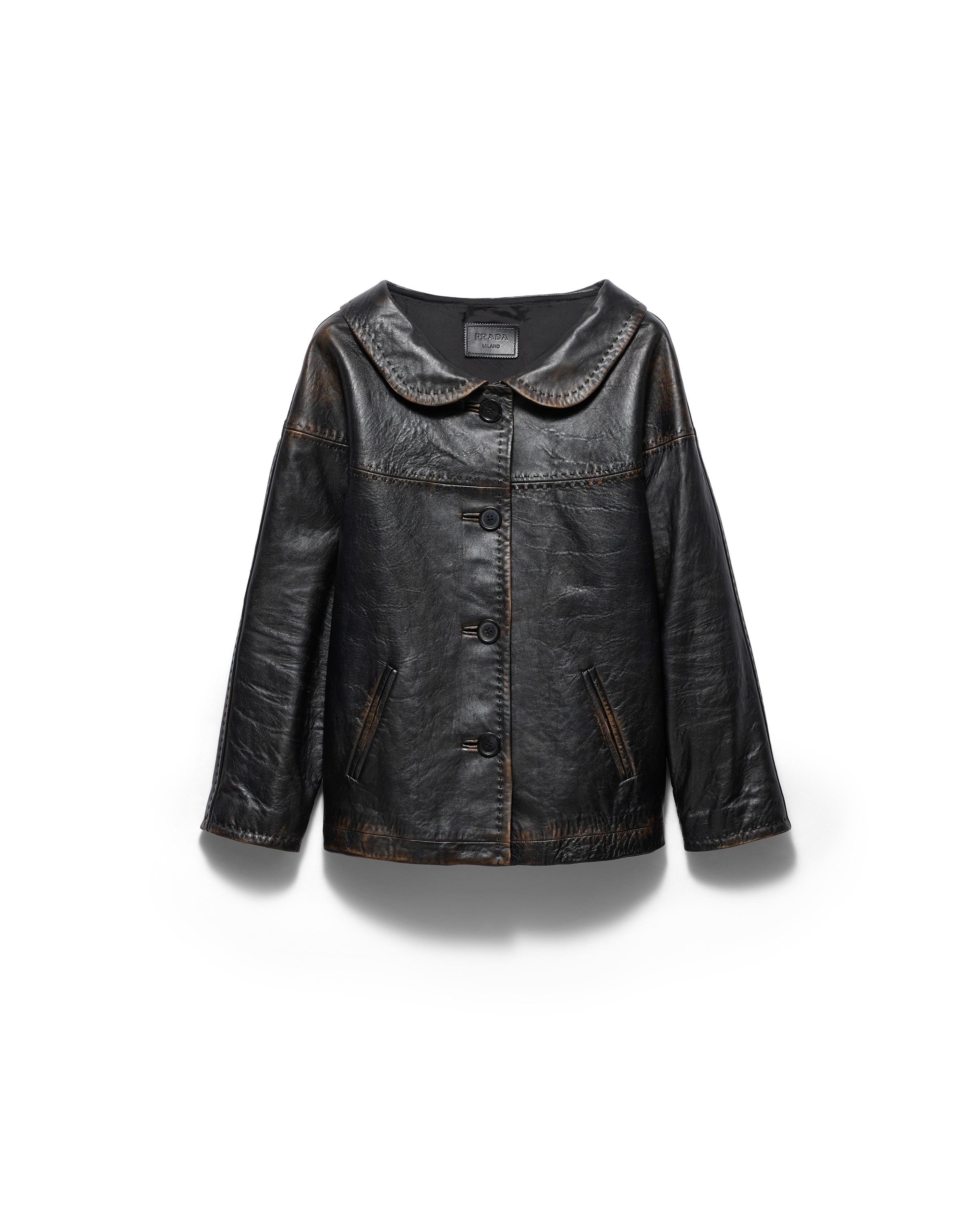 Women's Prada Leather jackets | Lyst