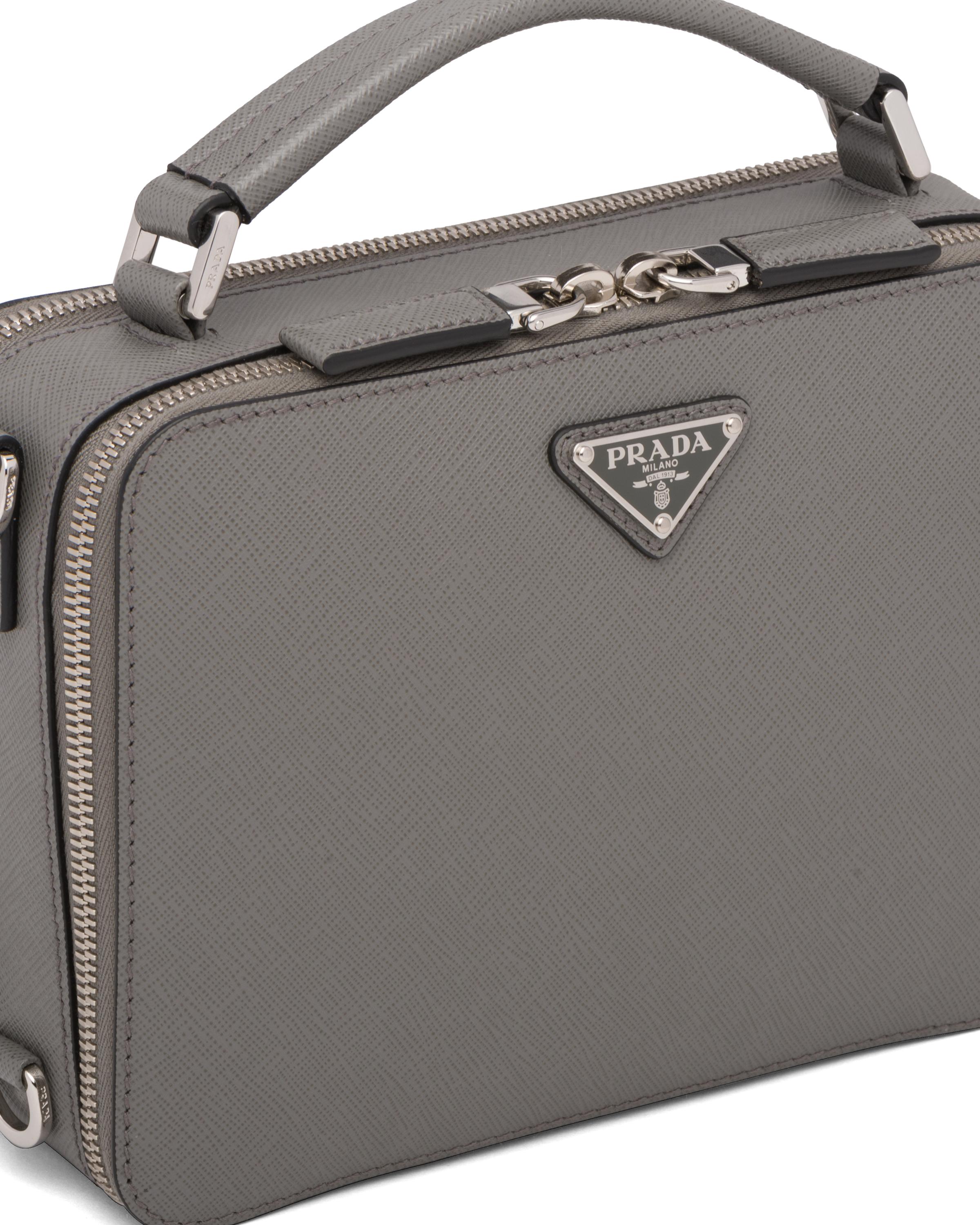 1 year review  Prada Brique Saffiano Leather Cross-Body Bag 