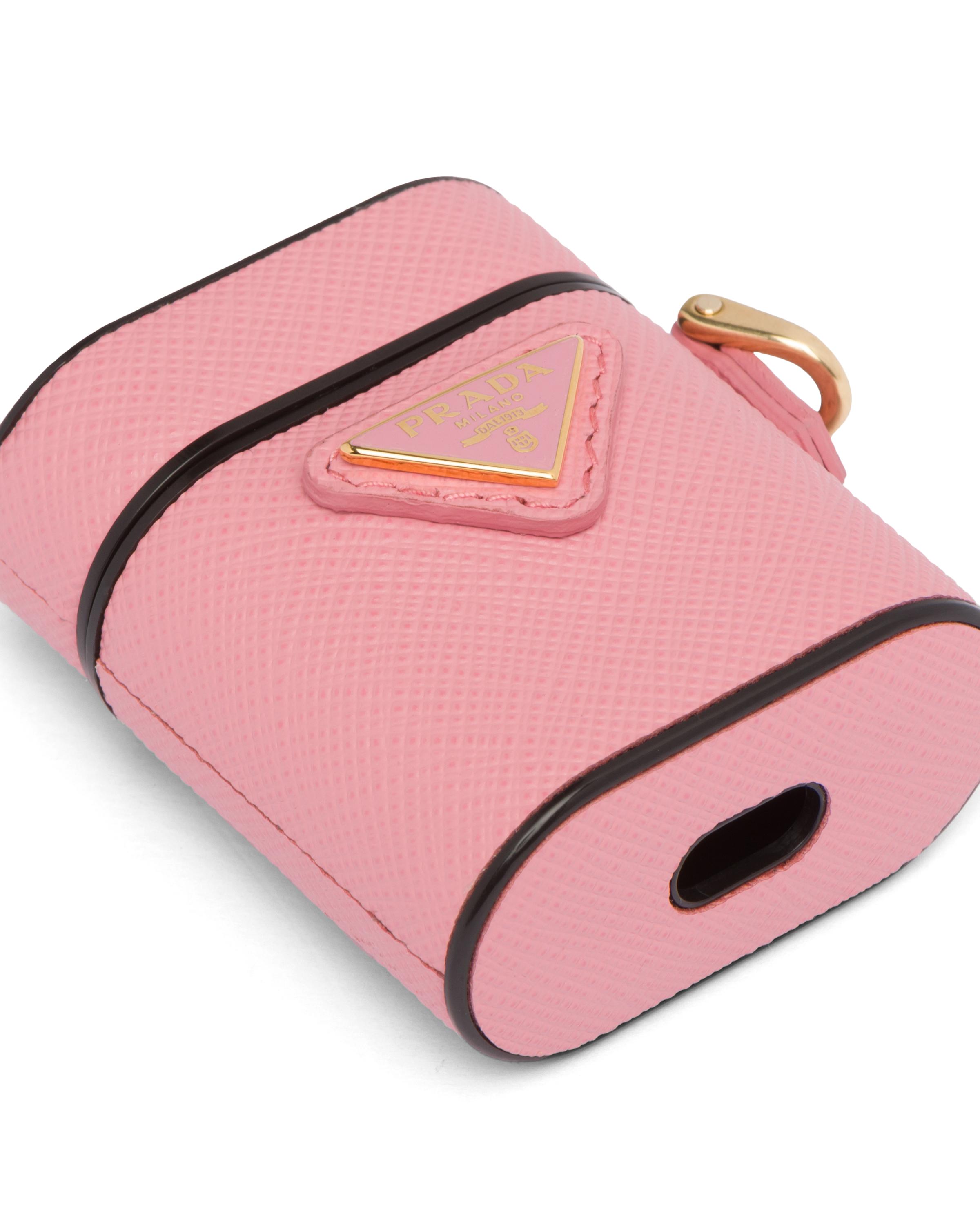 Prada Saffiano Leather Airpods Case Lyst