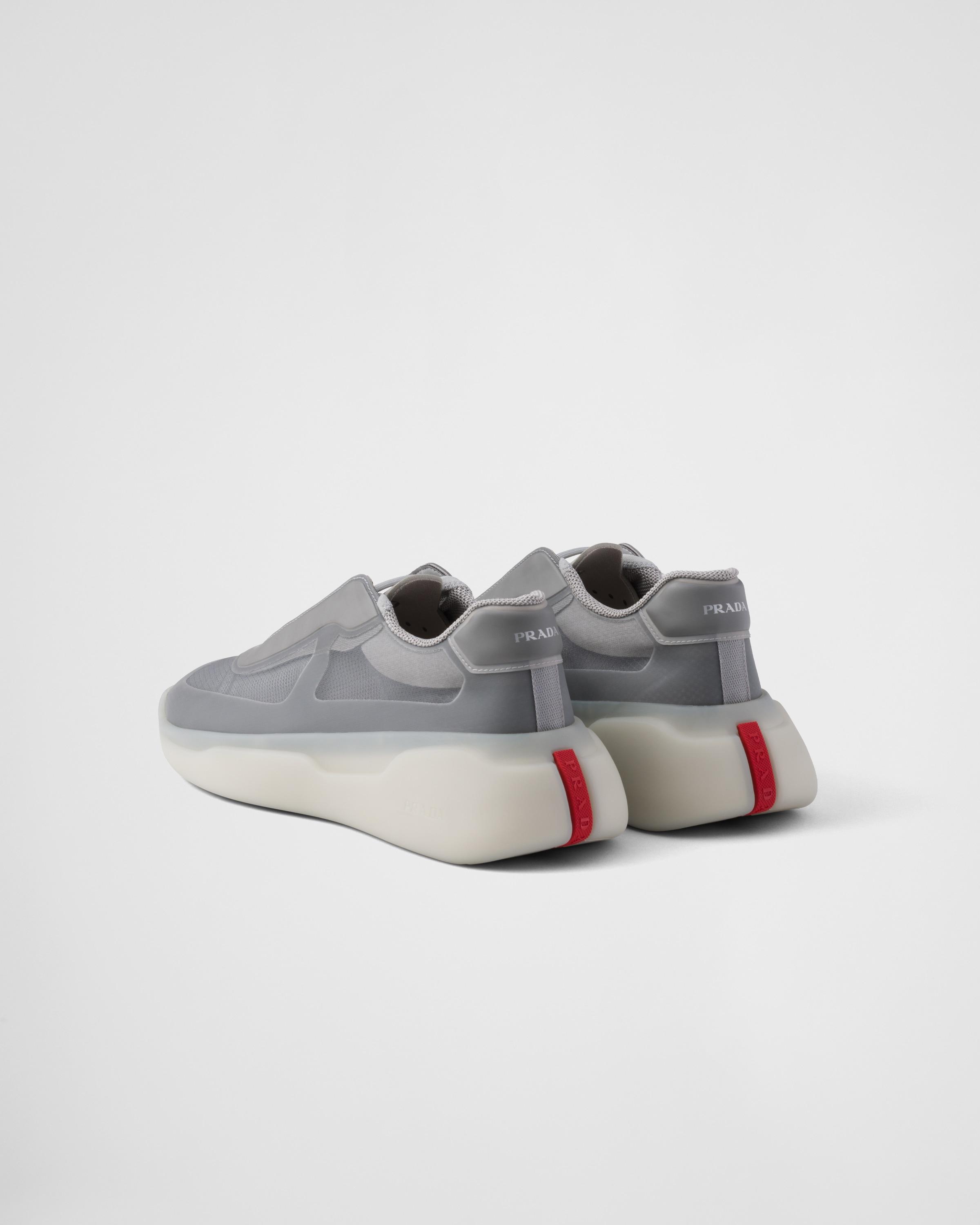 Prada America S Cup Re Nylon And Bike Fabric Sneakers in Grey for Men Lyst UK