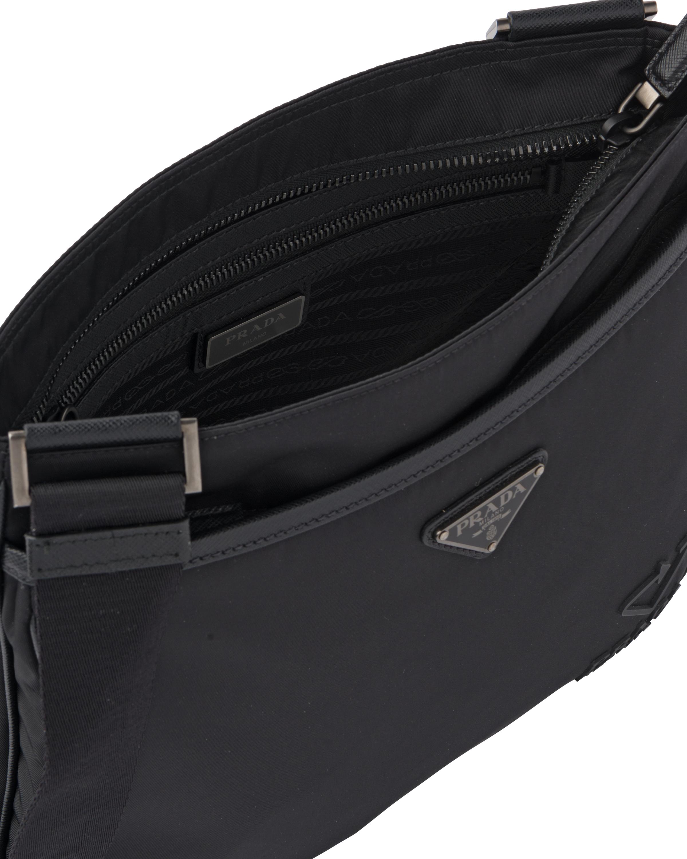 Prada Synthetic Re-nylon And Saffiano Leather Shoulder Bag in 