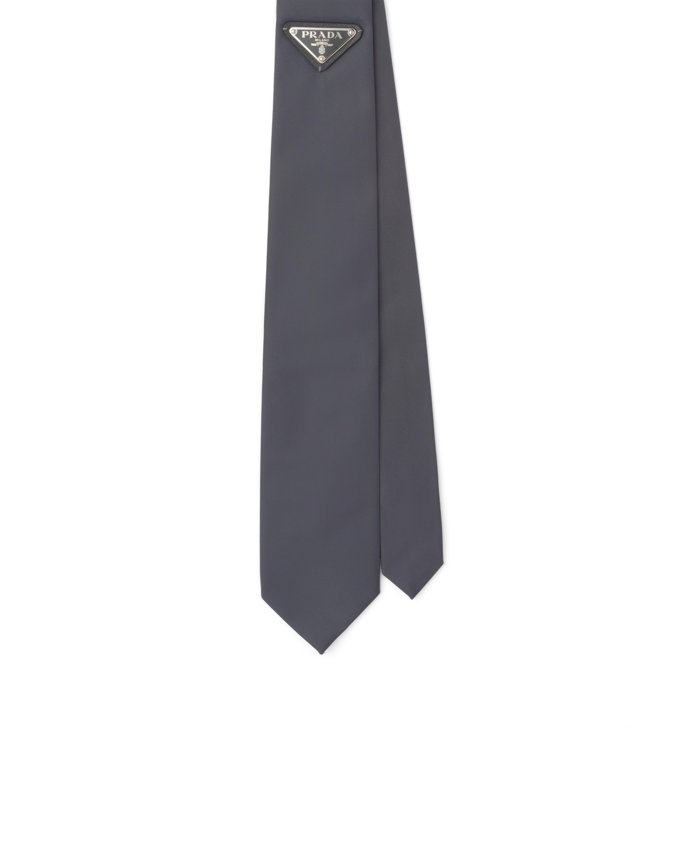 Cravatta In Gabardine Re-nylon da Uomo di Prada in Blu | Lyst