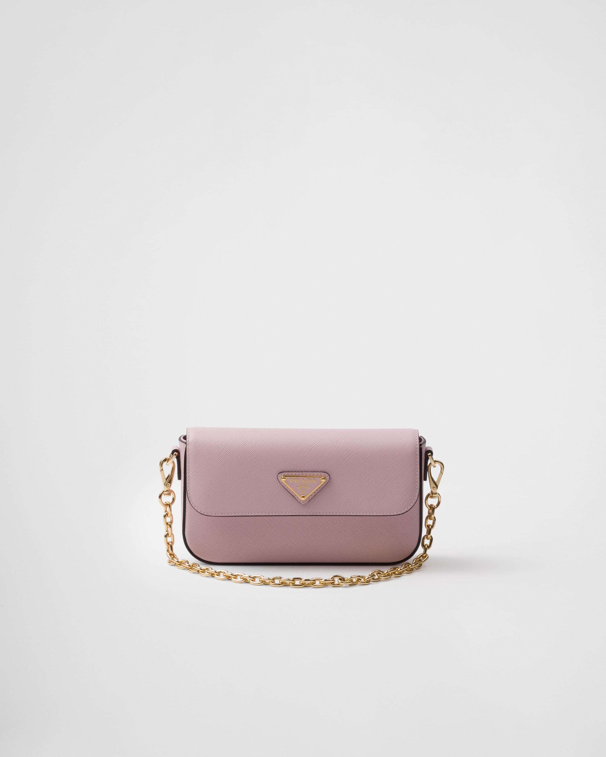 Prada Saffiano Leather Mini Bag in Pink Lyst UK