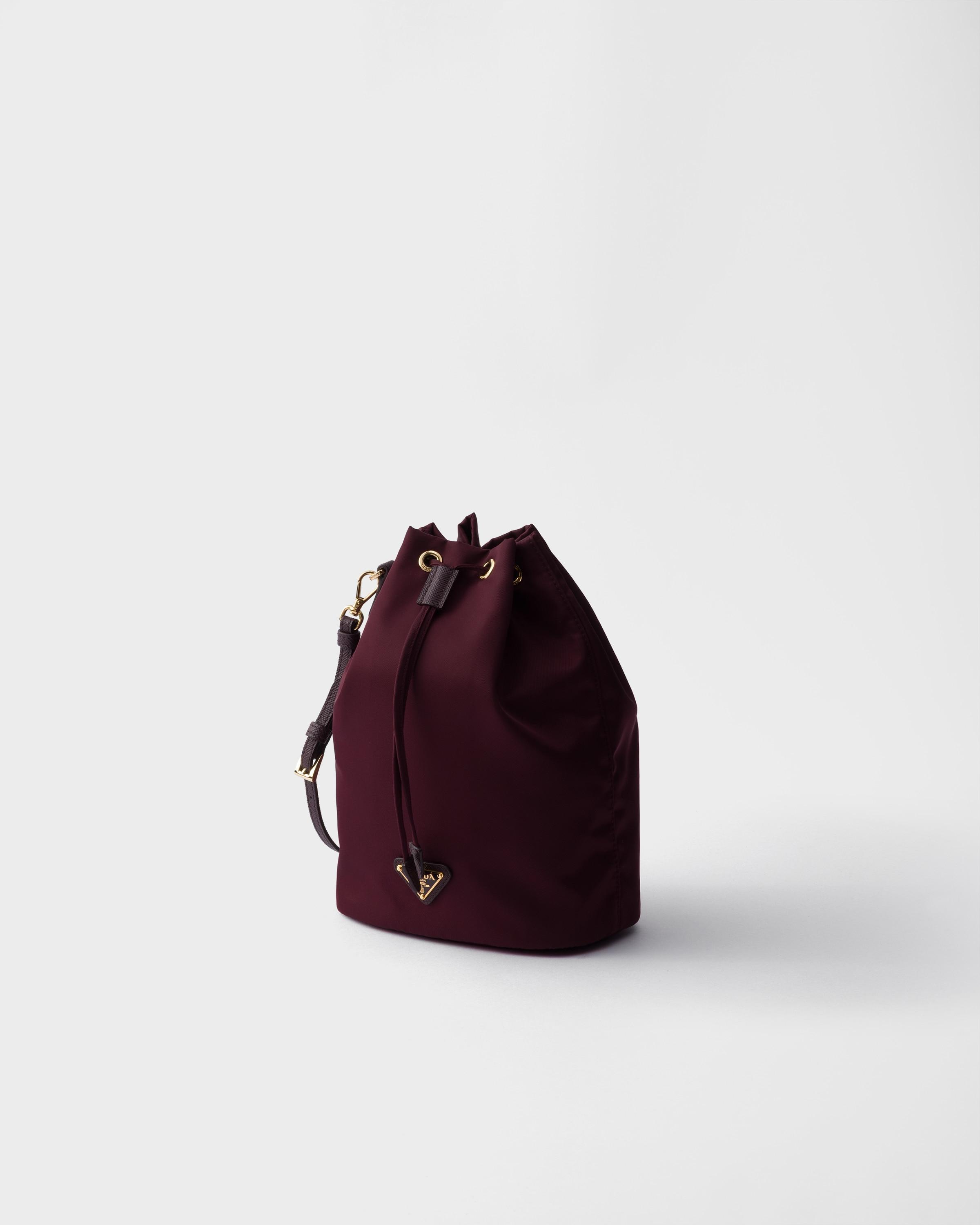 ショルダーバッグ・ポシェット Prada Burgundy Re-Nylon Duet Bucket Bag Prada Duet Re-Nylon Bucket Bag | Saks Fifth Avenue