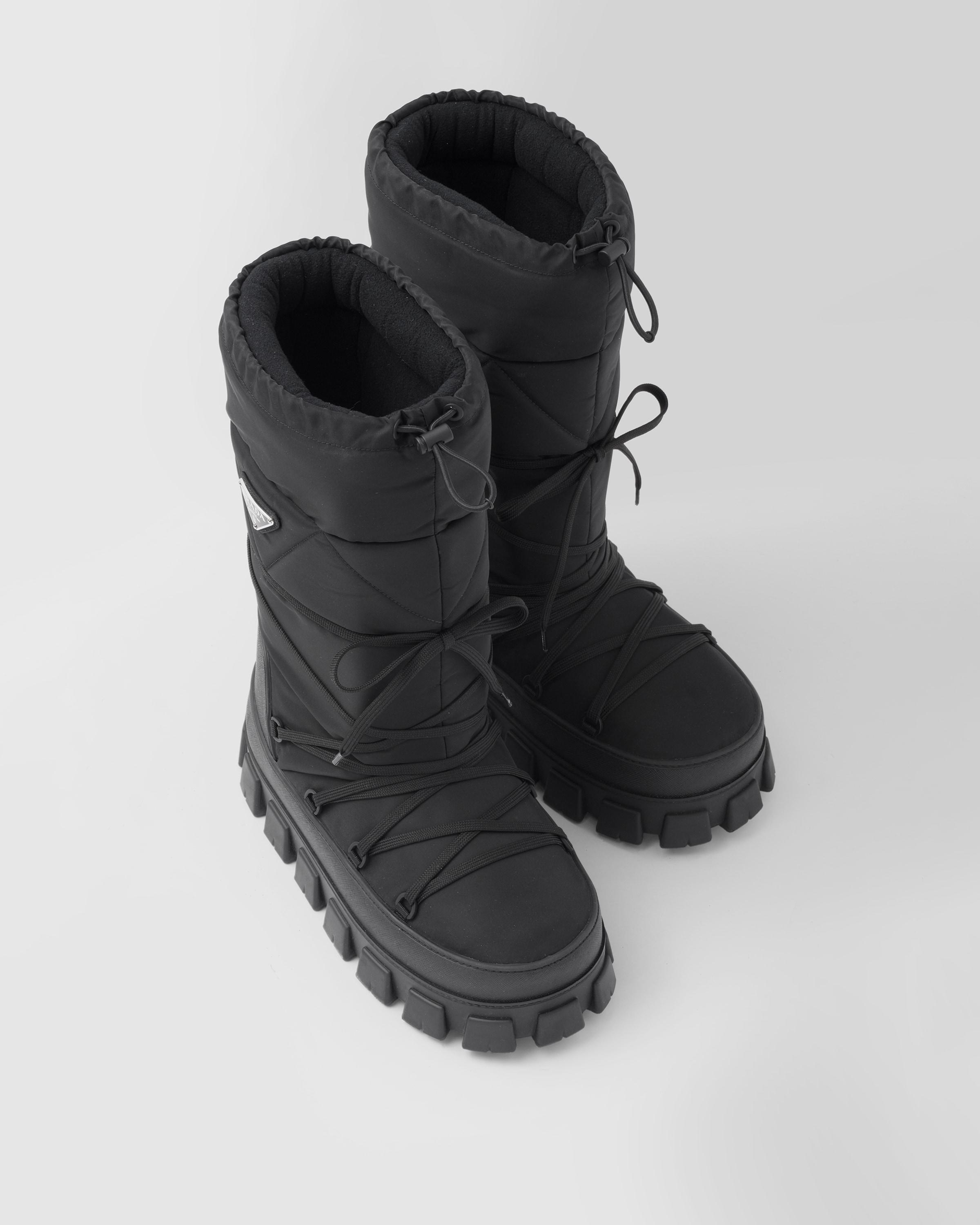 Prada Nylon Gabardine Après Ski Boots in Black for Men | Lyst