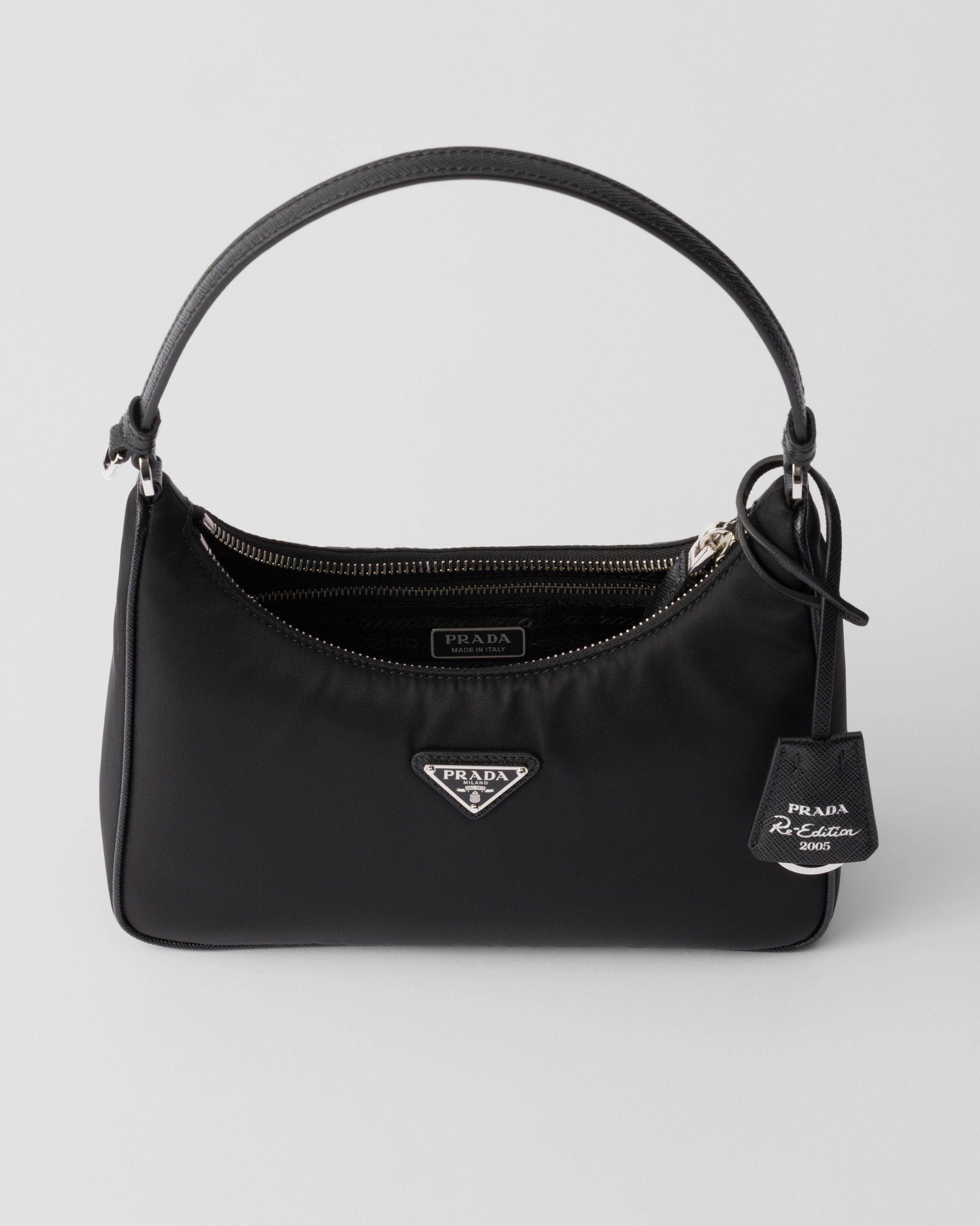 Prada Re Edition 2005 Re Nylon and Saffiano mini bag in Black Lyst UK