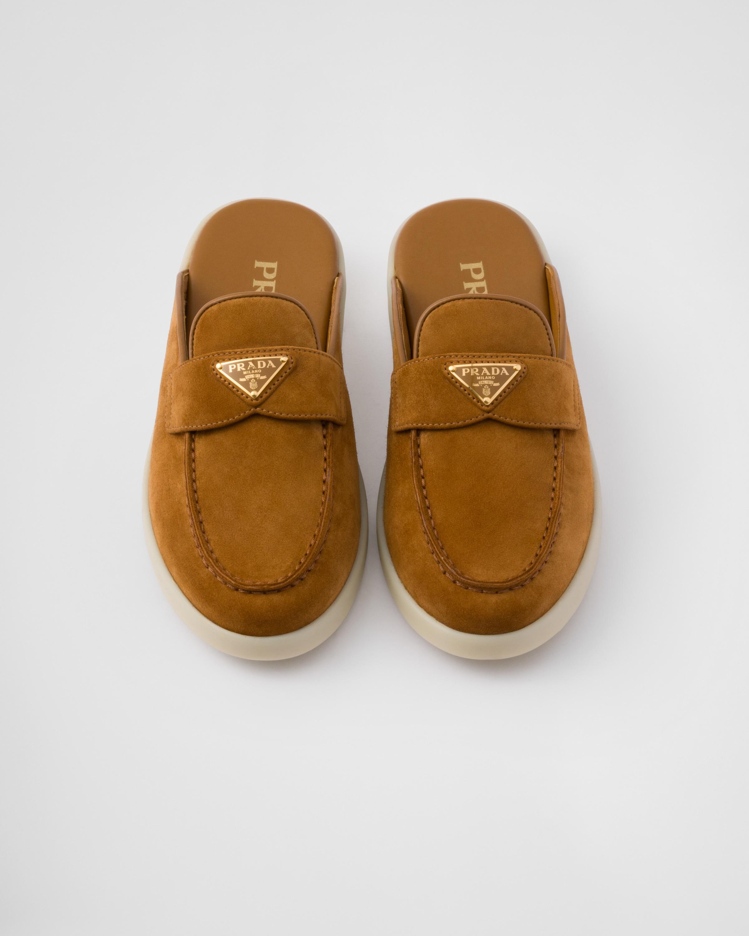 関税込 PRADA |Suede mules 1S715N_X0O_F0401_F_ZG50 Prada Suede Mules | Saks Fifth Avenue