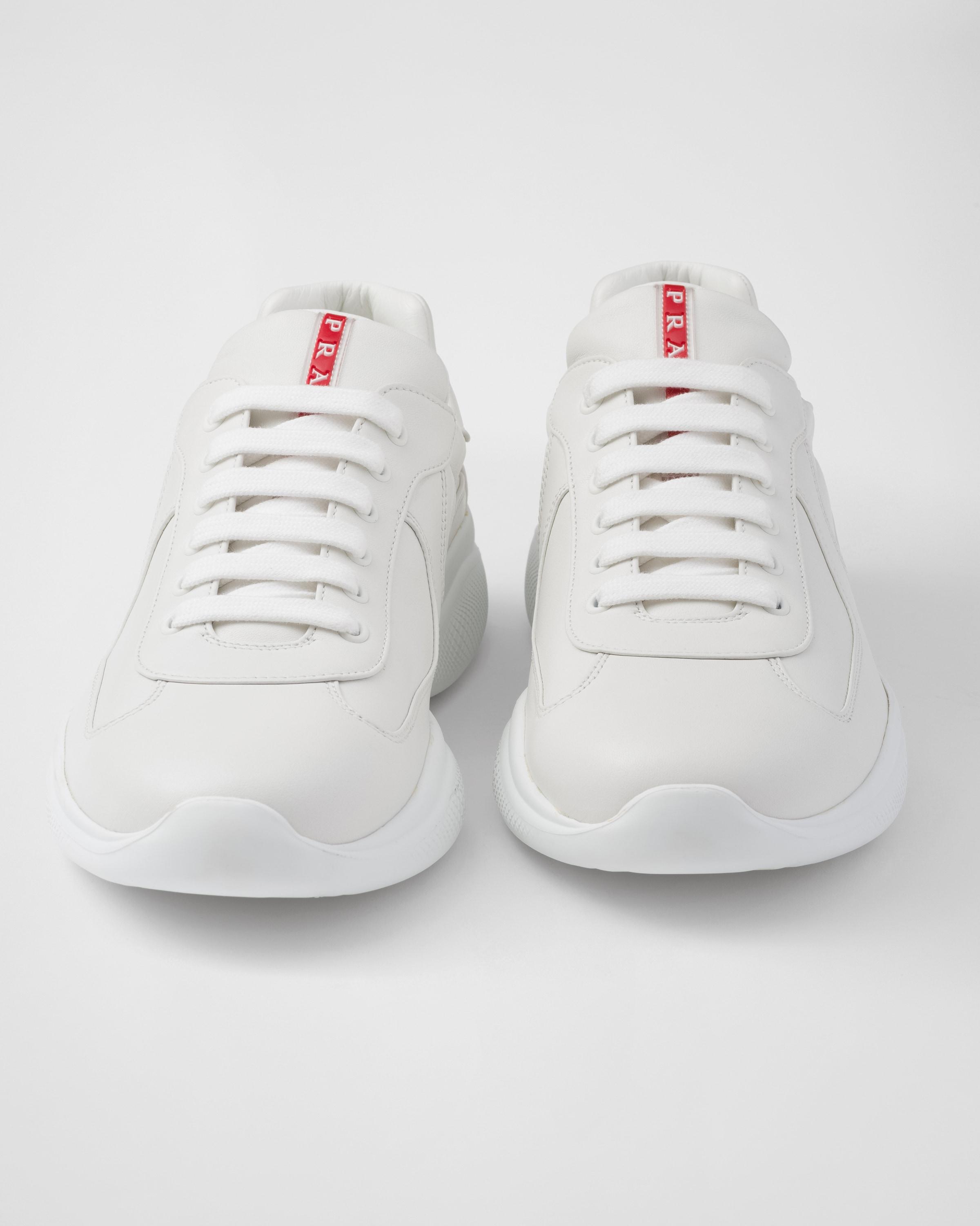 Prada americas cup sneakers white hotsell
