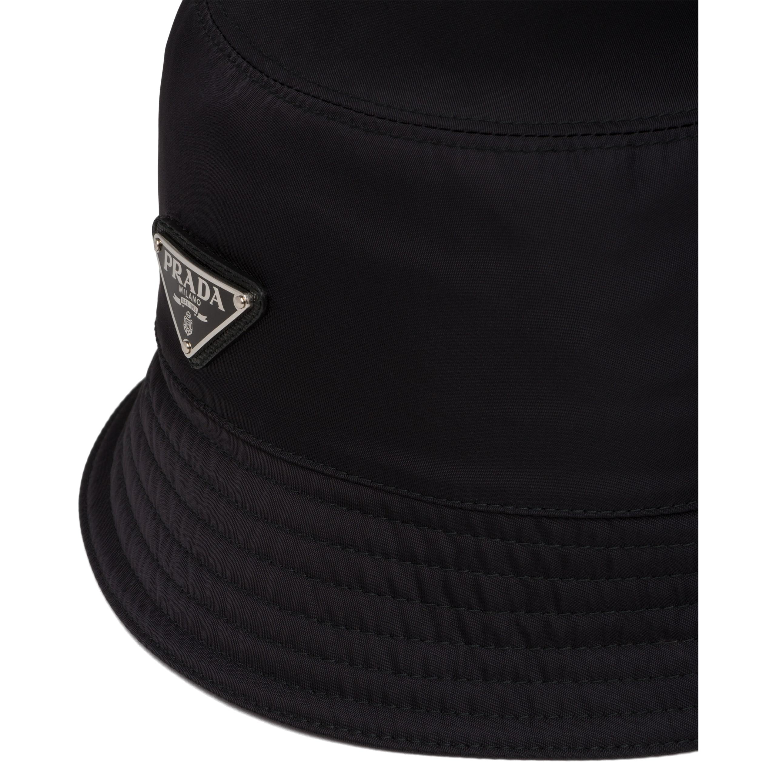Prada Synthetic Nylon Cap in Black - Lyst