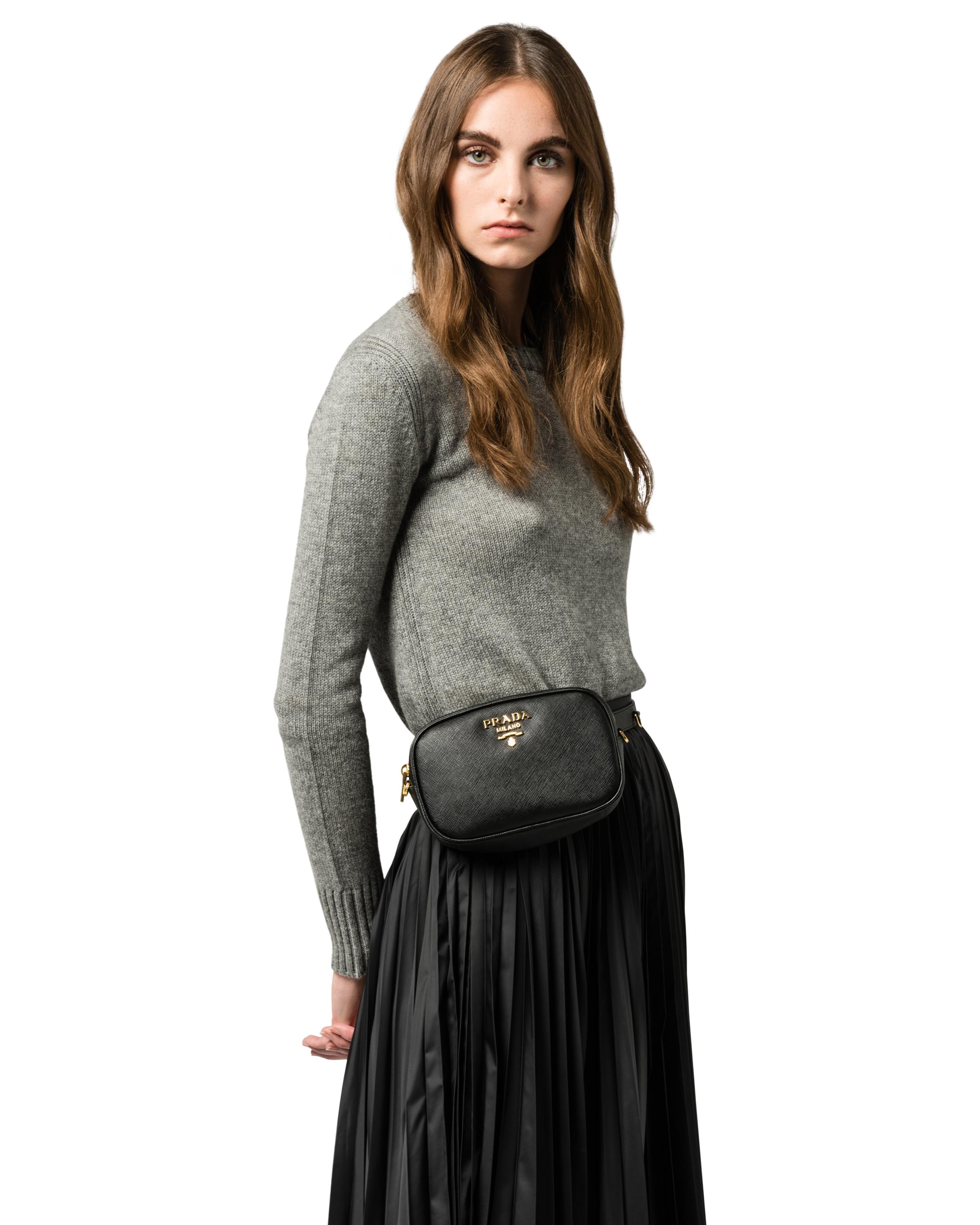 prada saffiano leather belt bag