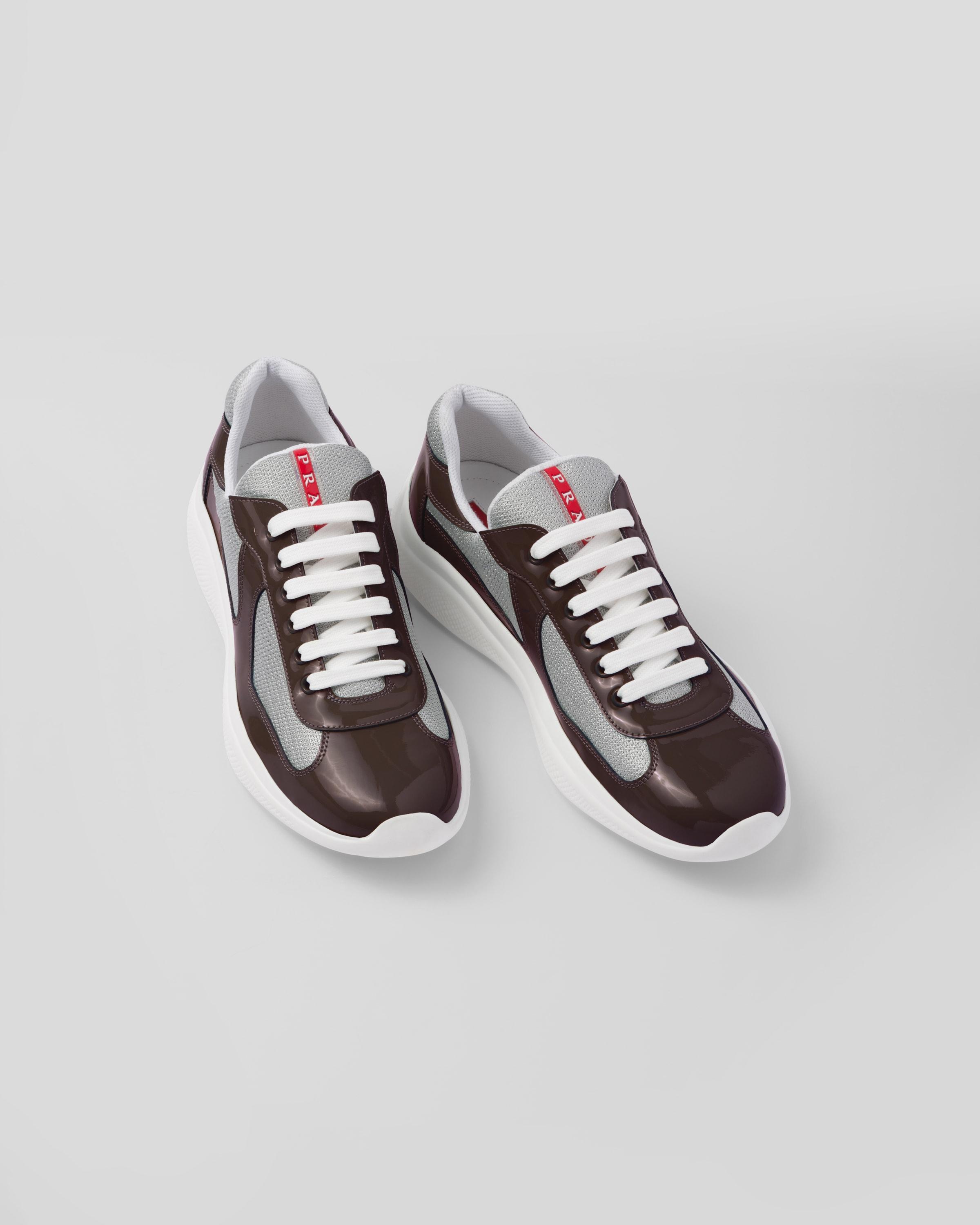 Prada America's Cup Sneakers in Metallic for Men | Lyst