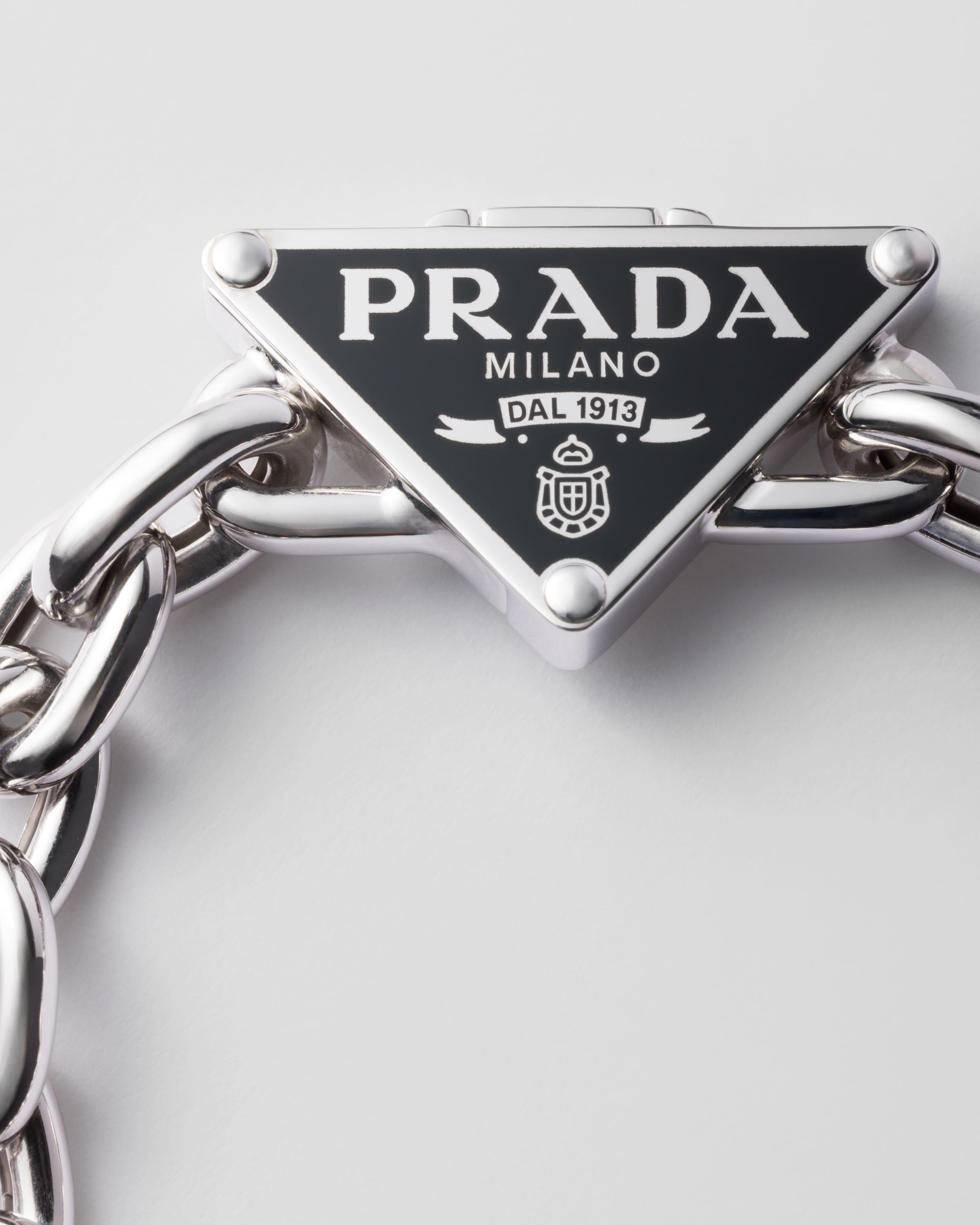Prada Chain Bracelet in Metallic for Men | Lyst