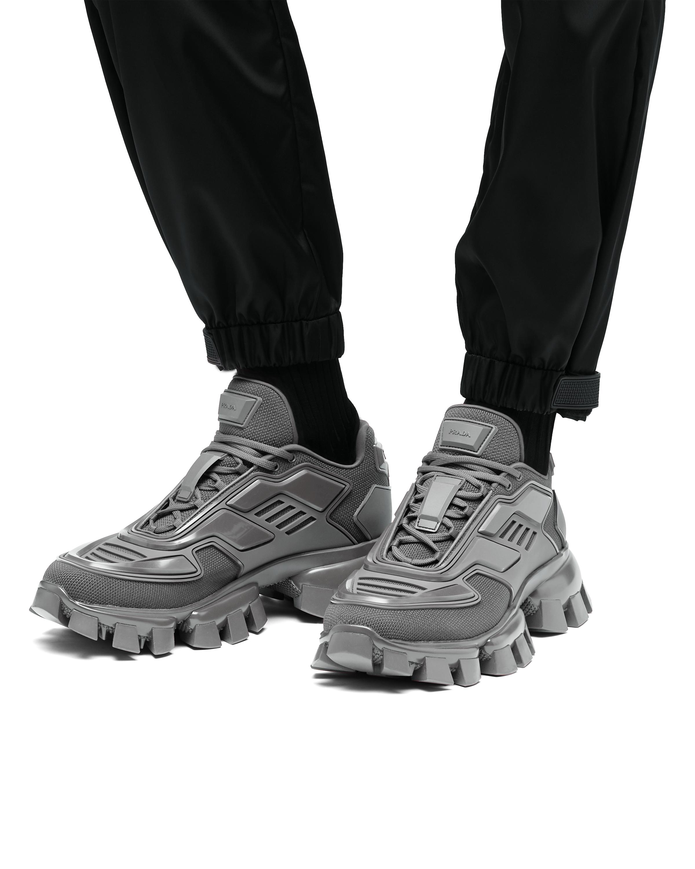 Prada Cloudbust Thunder Technical Fabric Sneakers in Gray for Men | Lyst