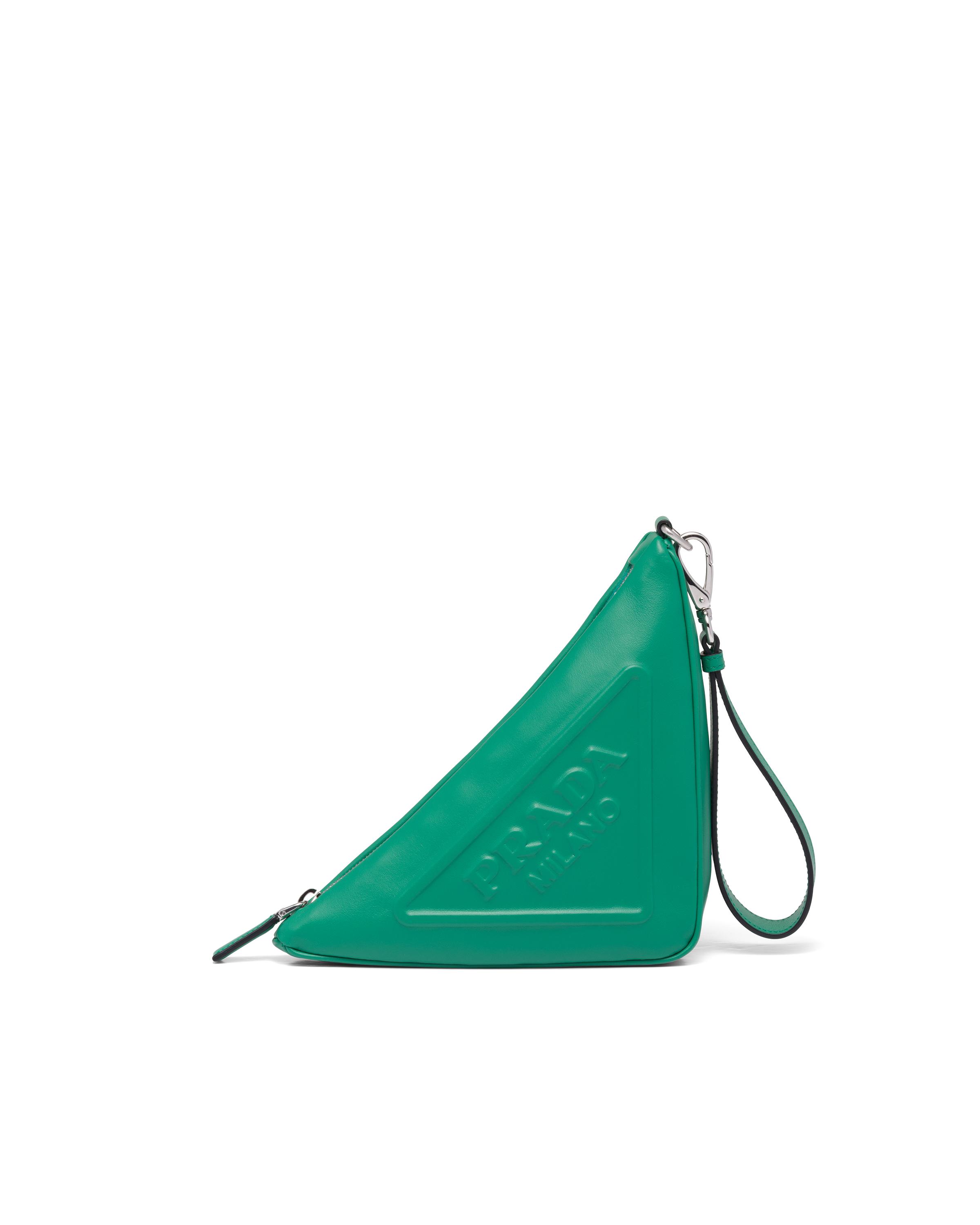 prada triangle pouch