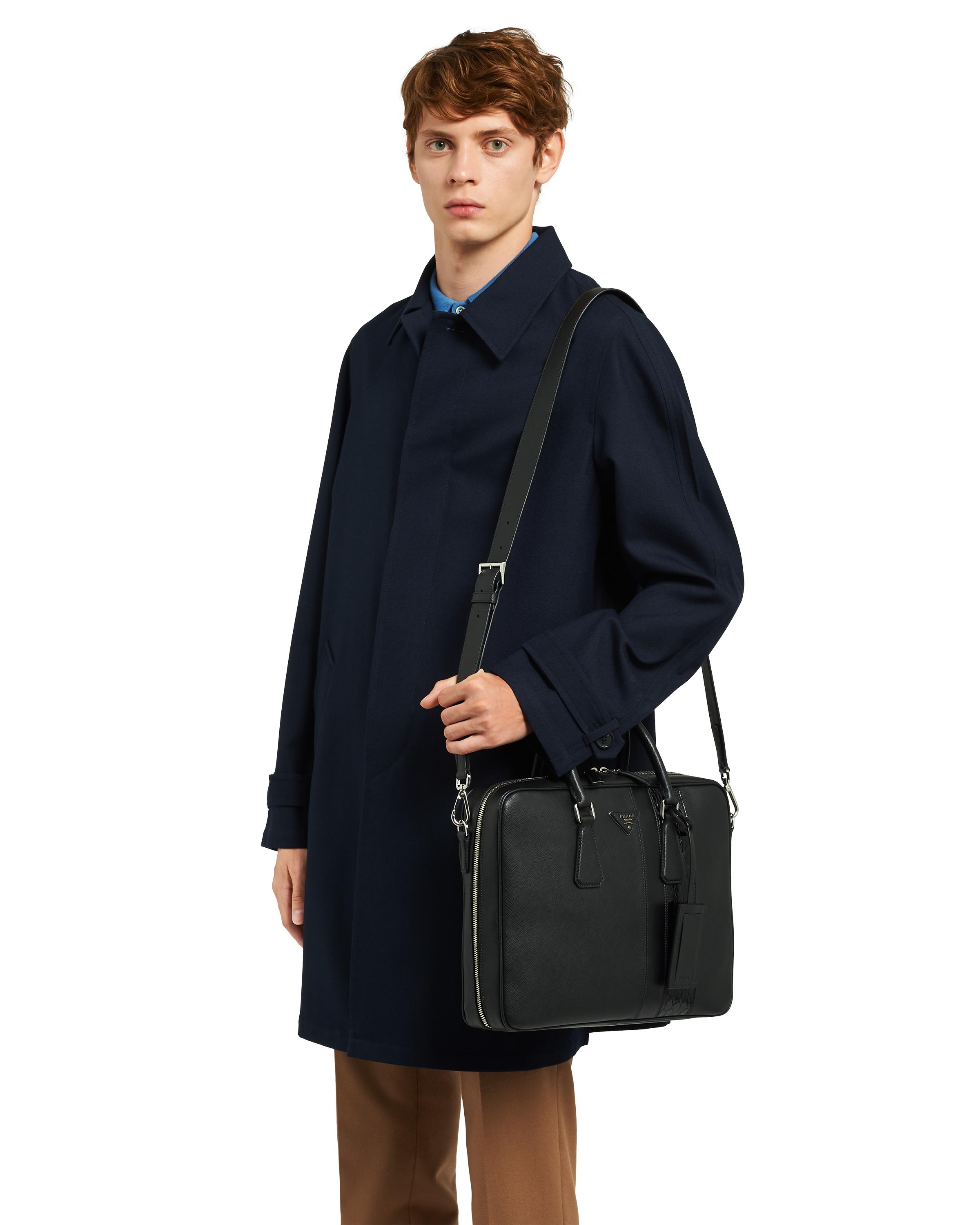 prada saffiano briefcase