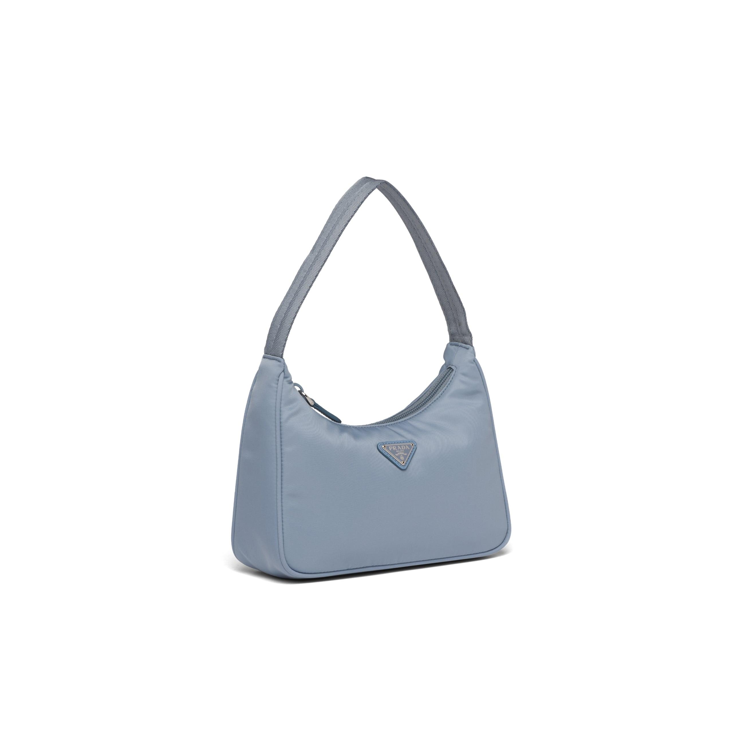 blue prada purse