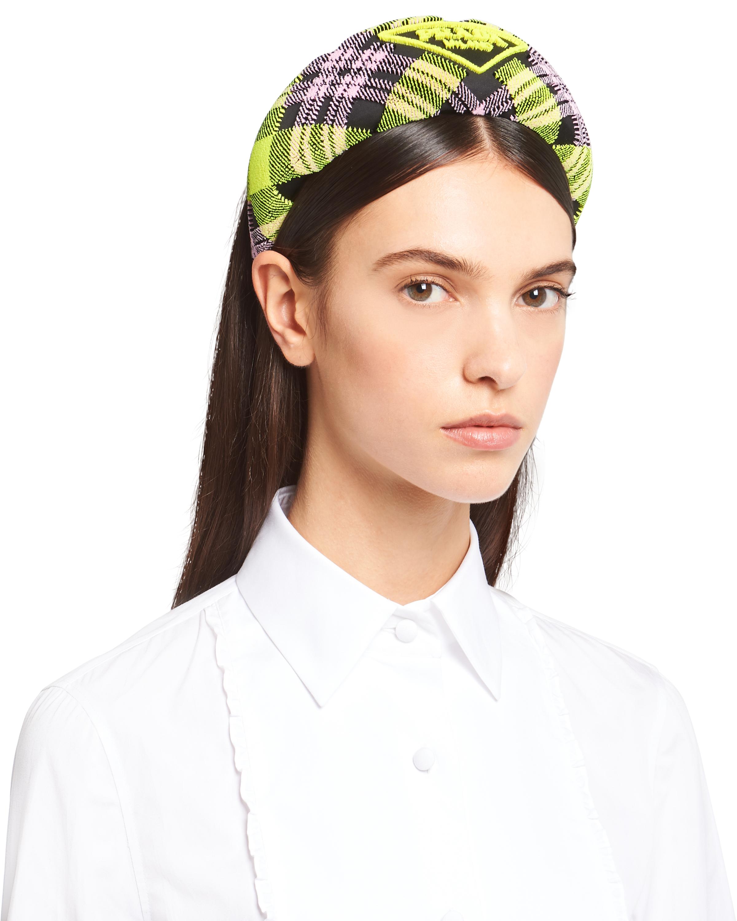 prada headband green