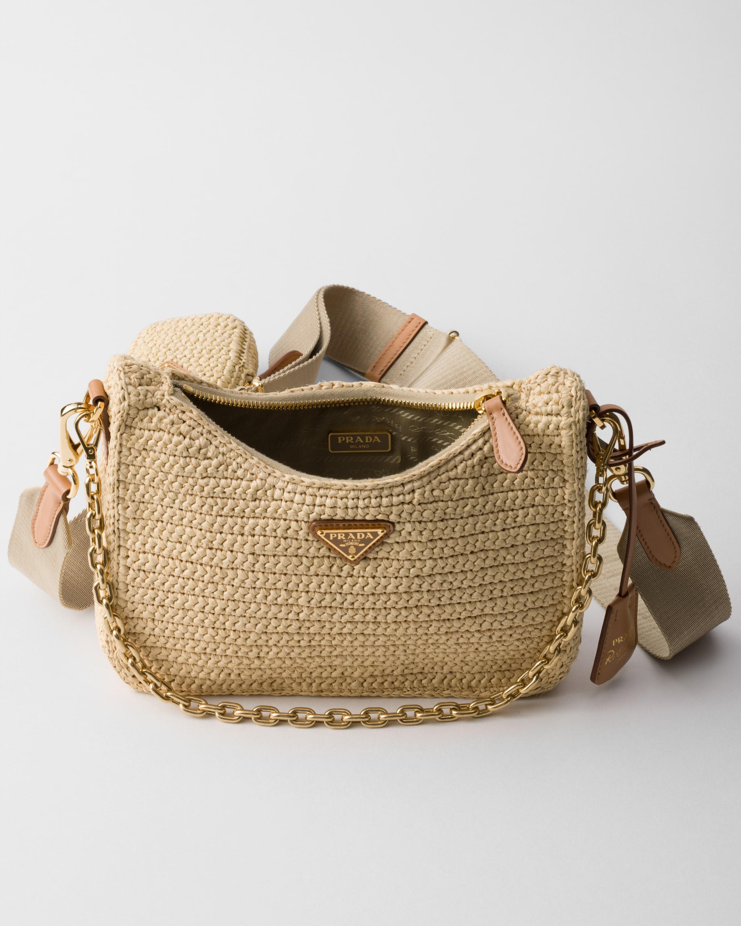 Prada Re-Edition 2005 Crochet Bag in Natural | Lyst