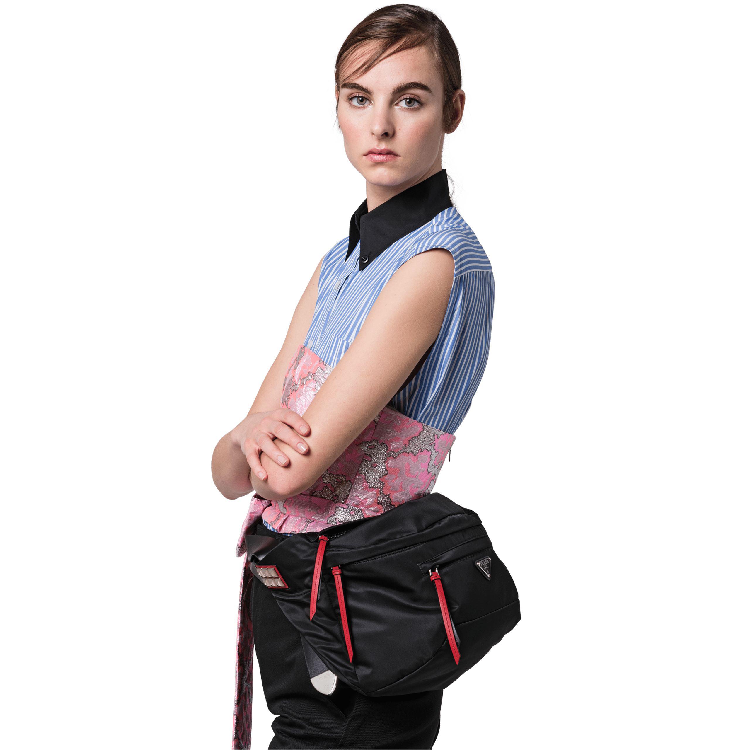 Prada Black Nylon Belt Bag Unboxing IUCN Water