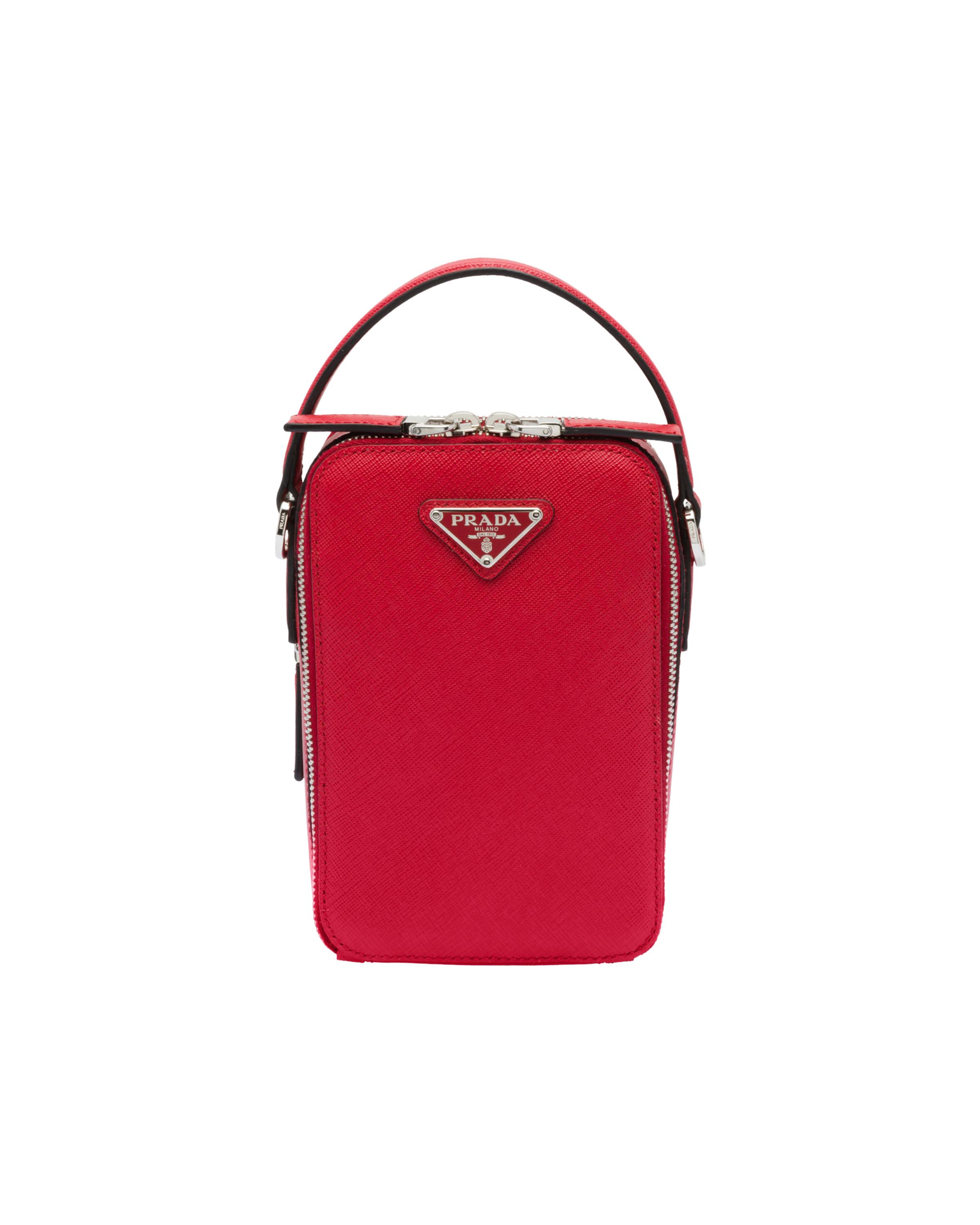 prada saffiano red