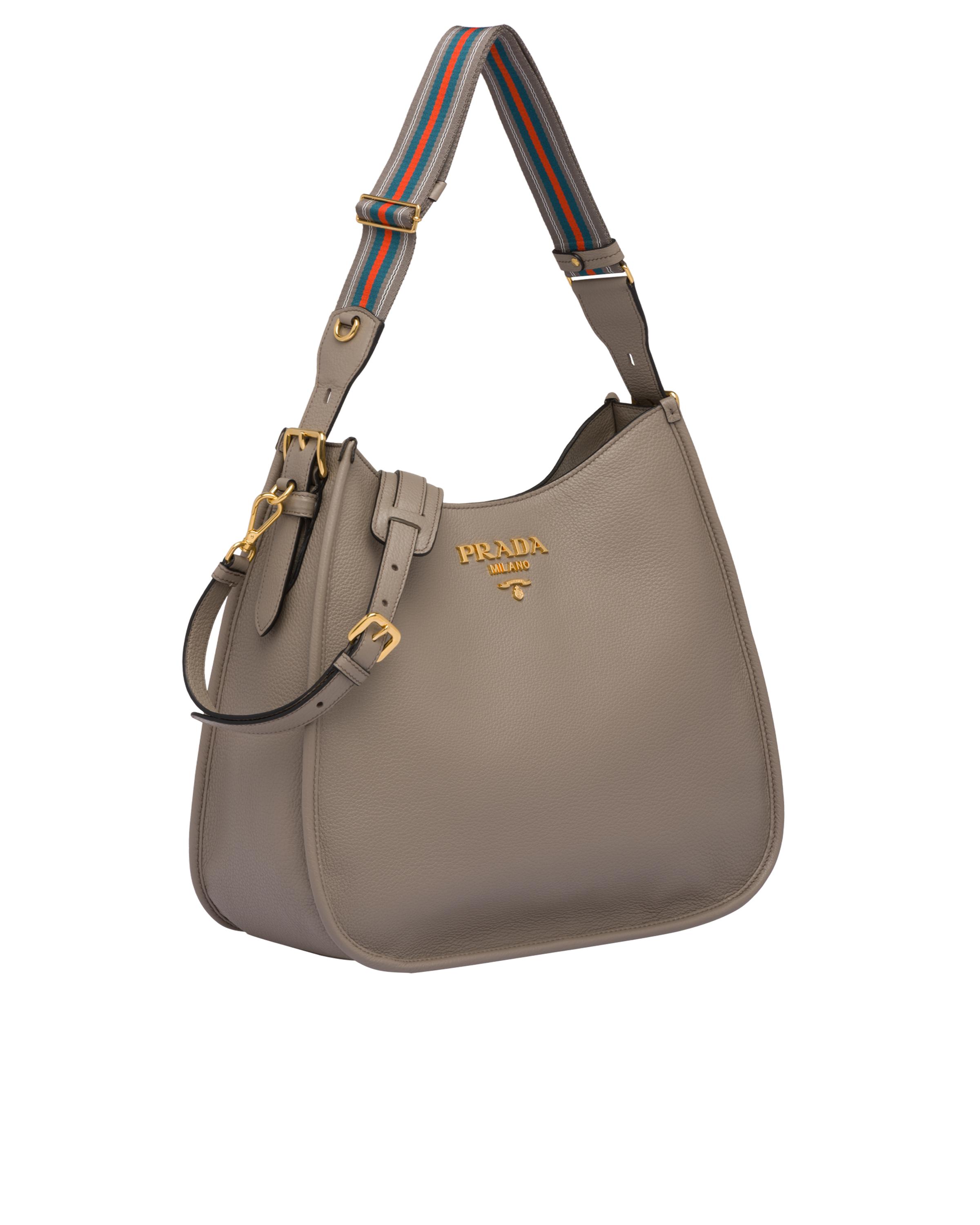 Prada Medium Leather Hobo Shoulder Bag atelieryuwa.ciao.jp