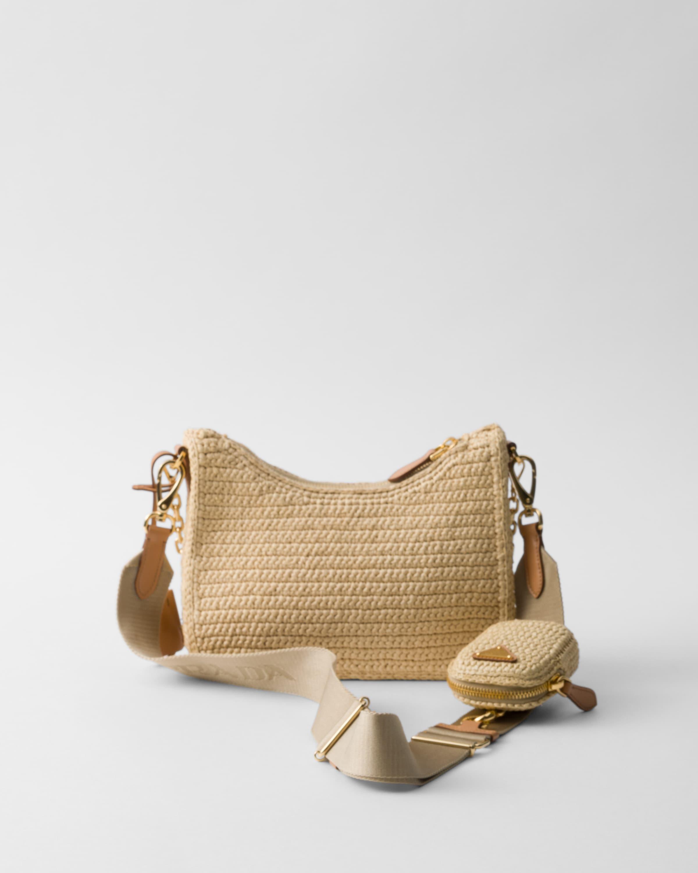 Prada Re-Edition 2005 Crochet Bag in Natural | Lyst
