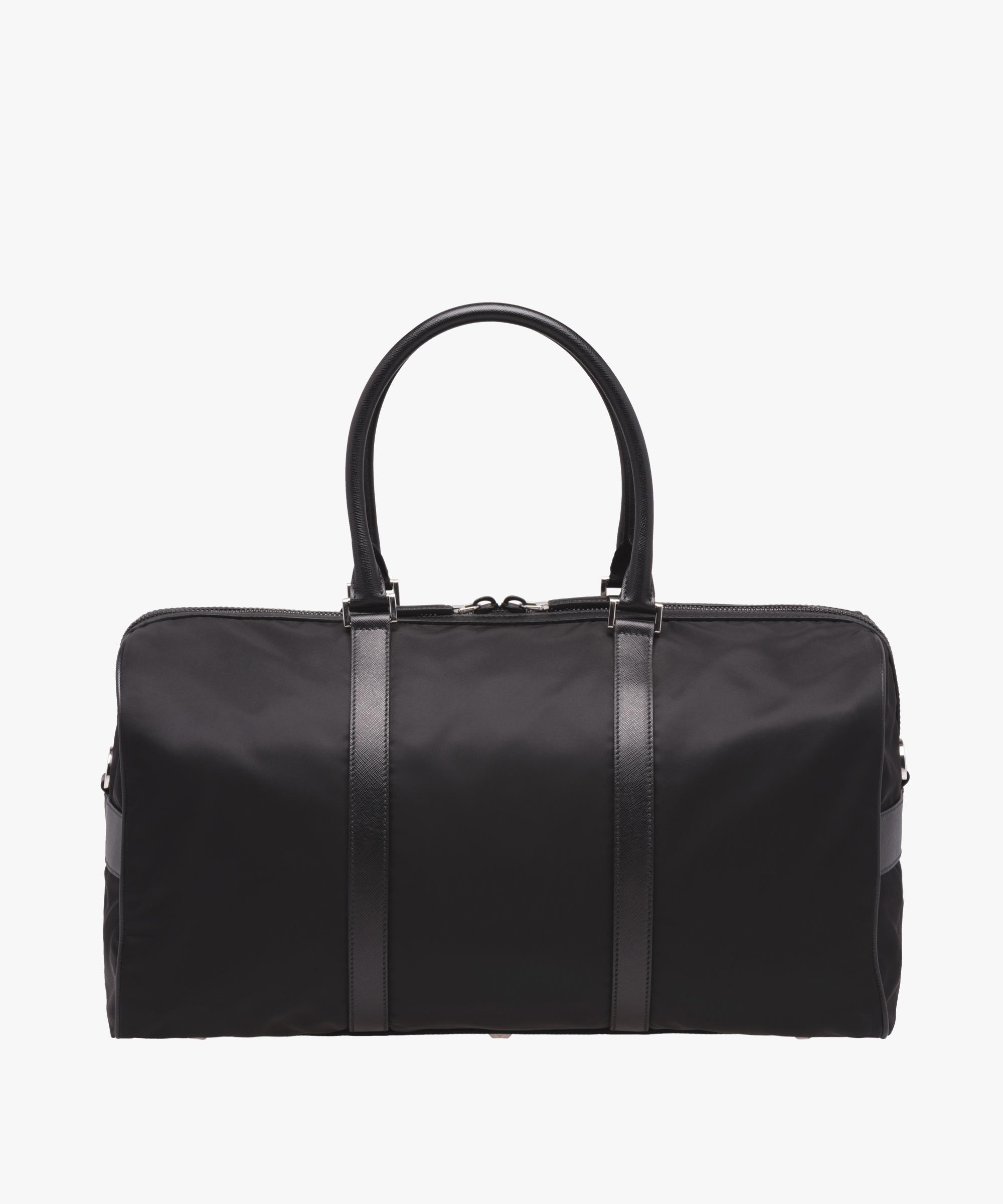 Prada Synthetic Nylon Travel Bag in Black for Men - Lyst