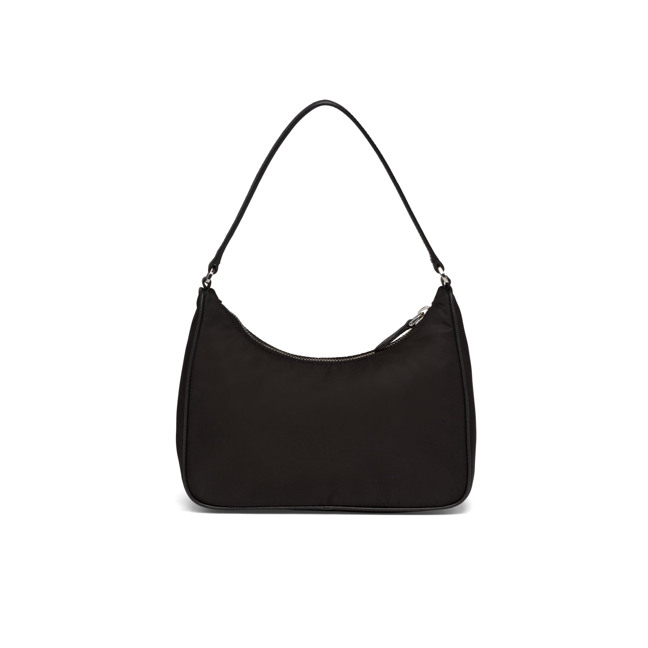 Prada Re-edition 2005 Nylon And Saffiano Leather Mini-bag in Black | Lyst