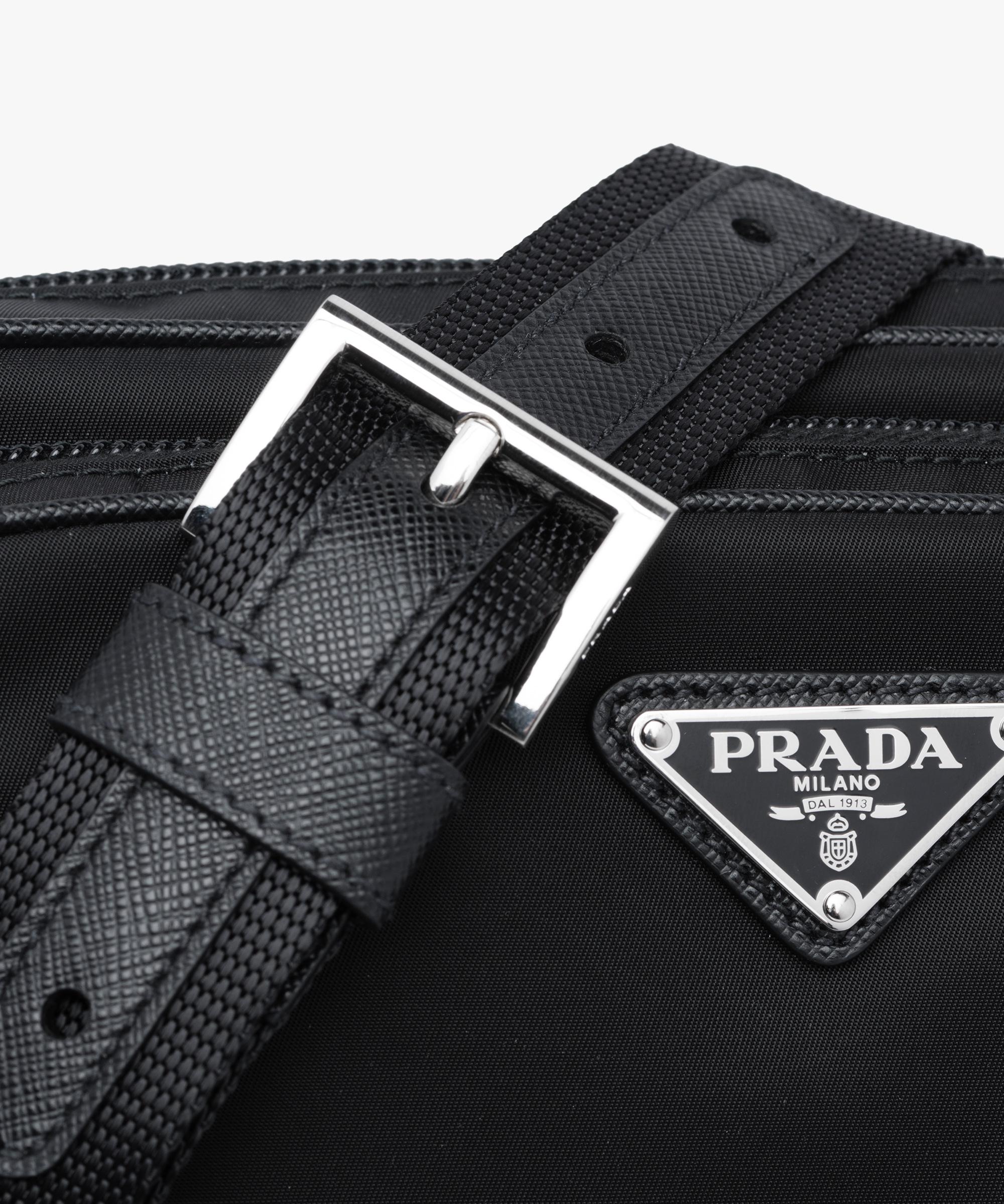 prada belt bag leather