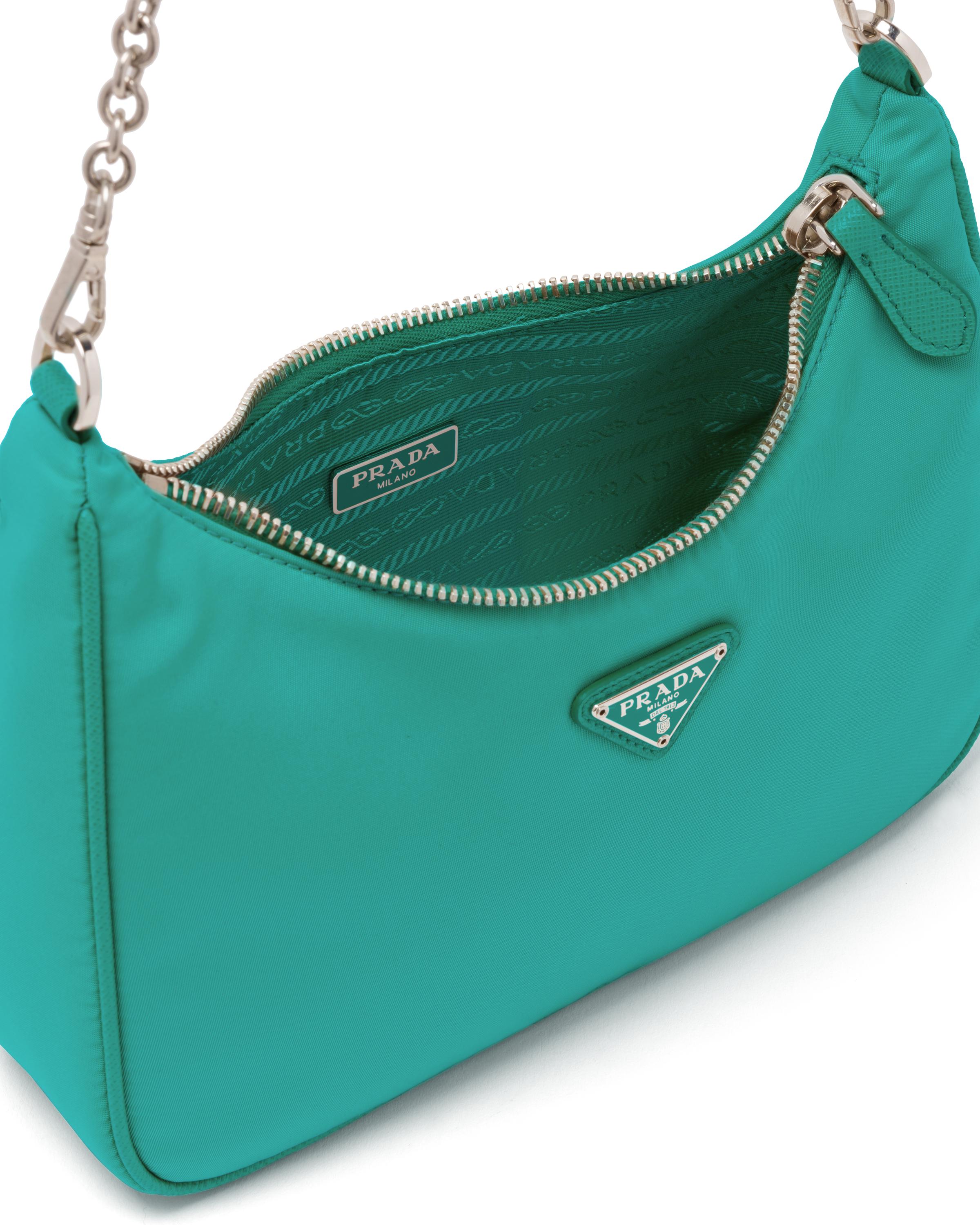 prada green nylon bag