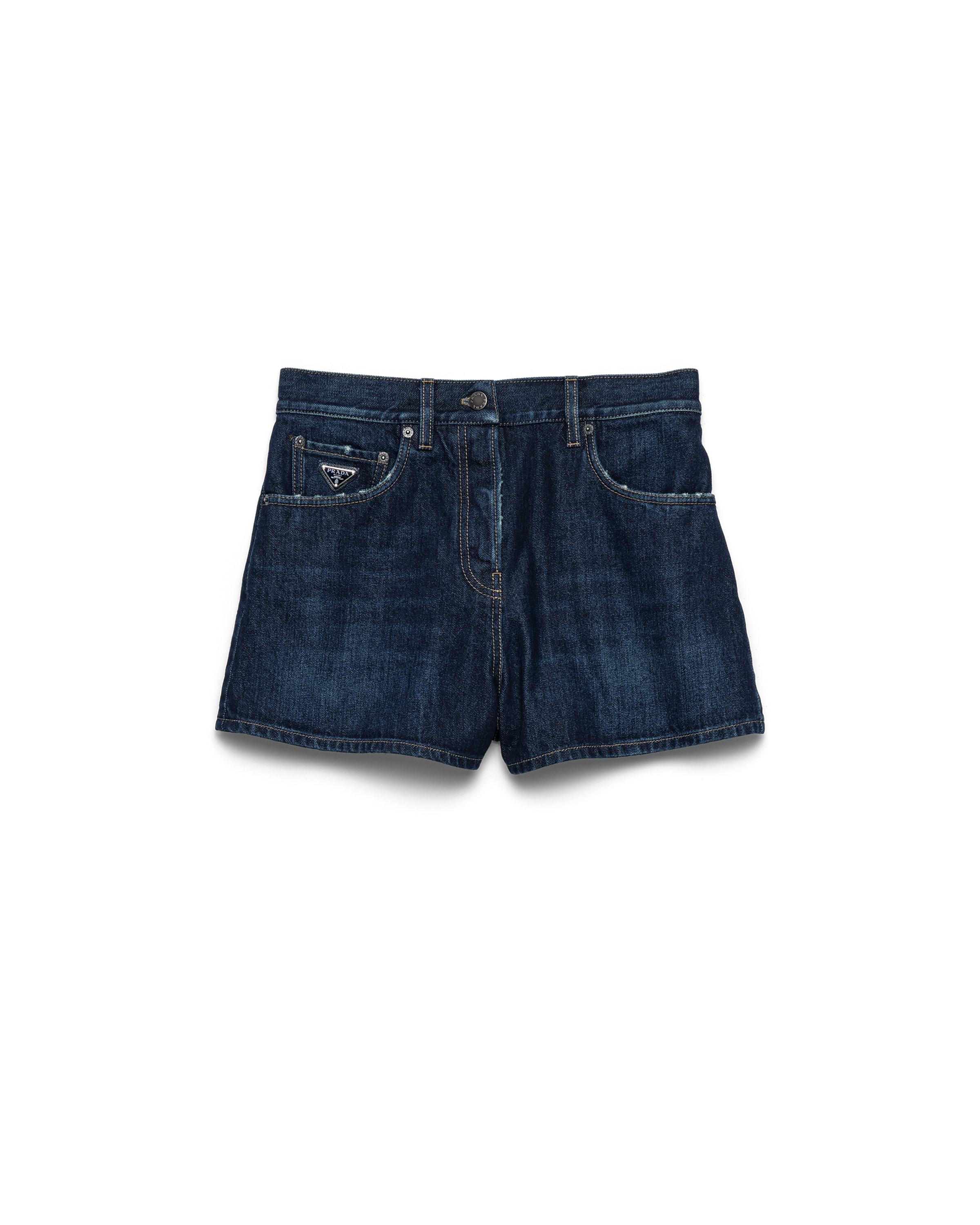 Women's Prada Jean and denim shorts | Lyst