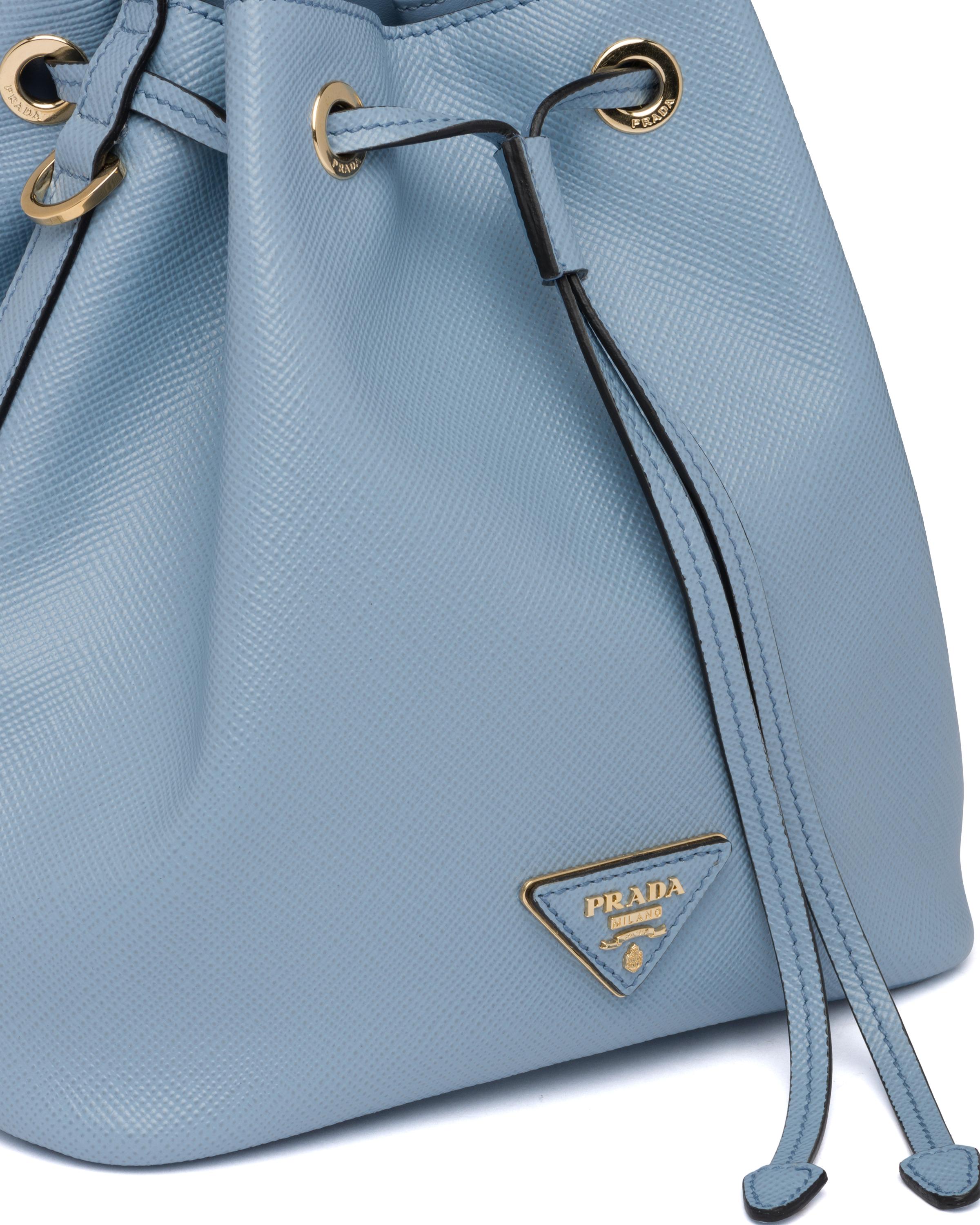 prada saffiano bucket bag